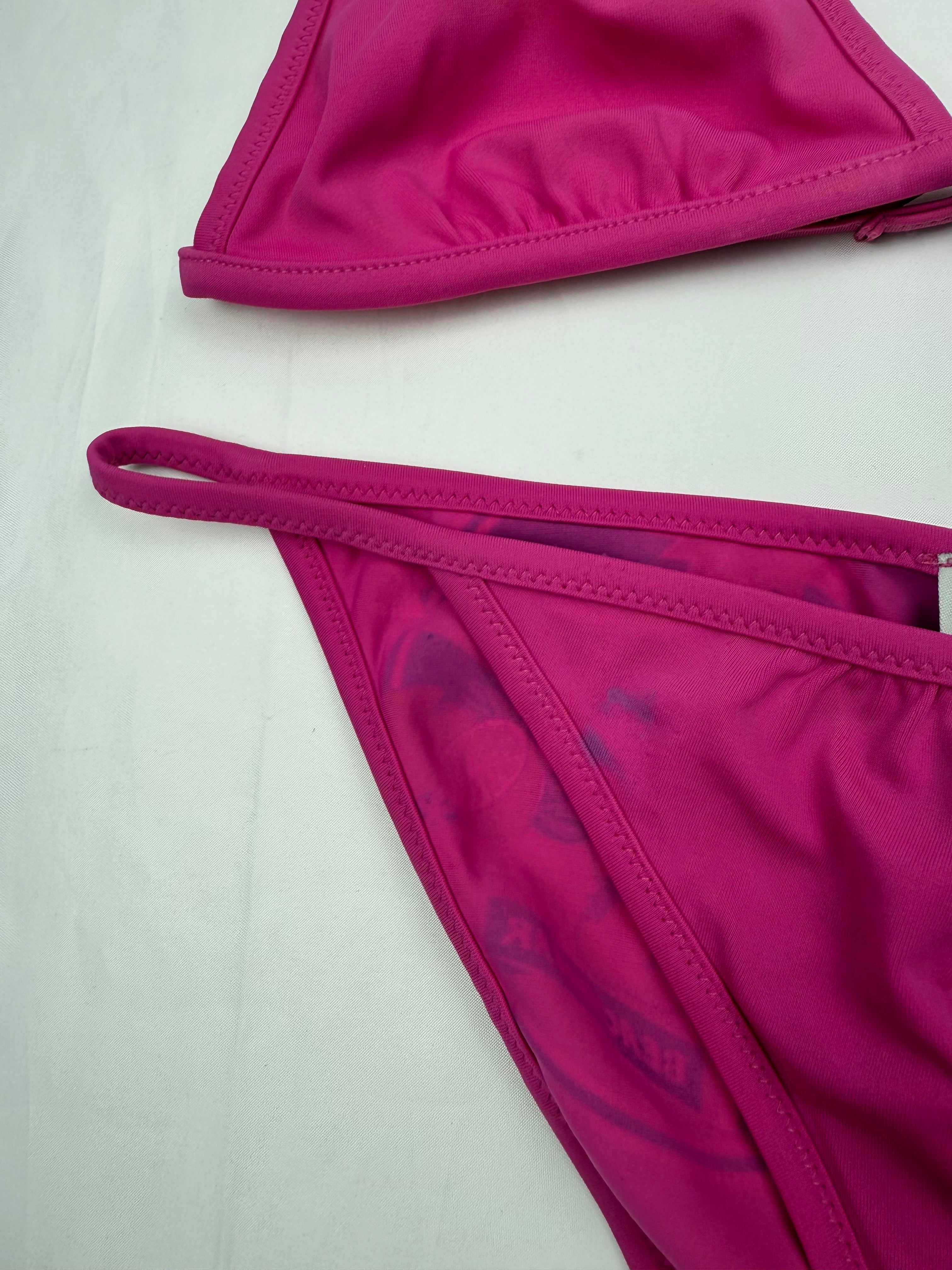 Pink juicy edition low waisted bikini set (S/M)