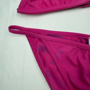 Pink juicy edition low waisted bikini set (S/M)