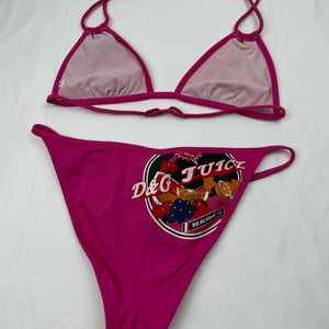 Pink juicy edition low waisted bikini set (S/M)