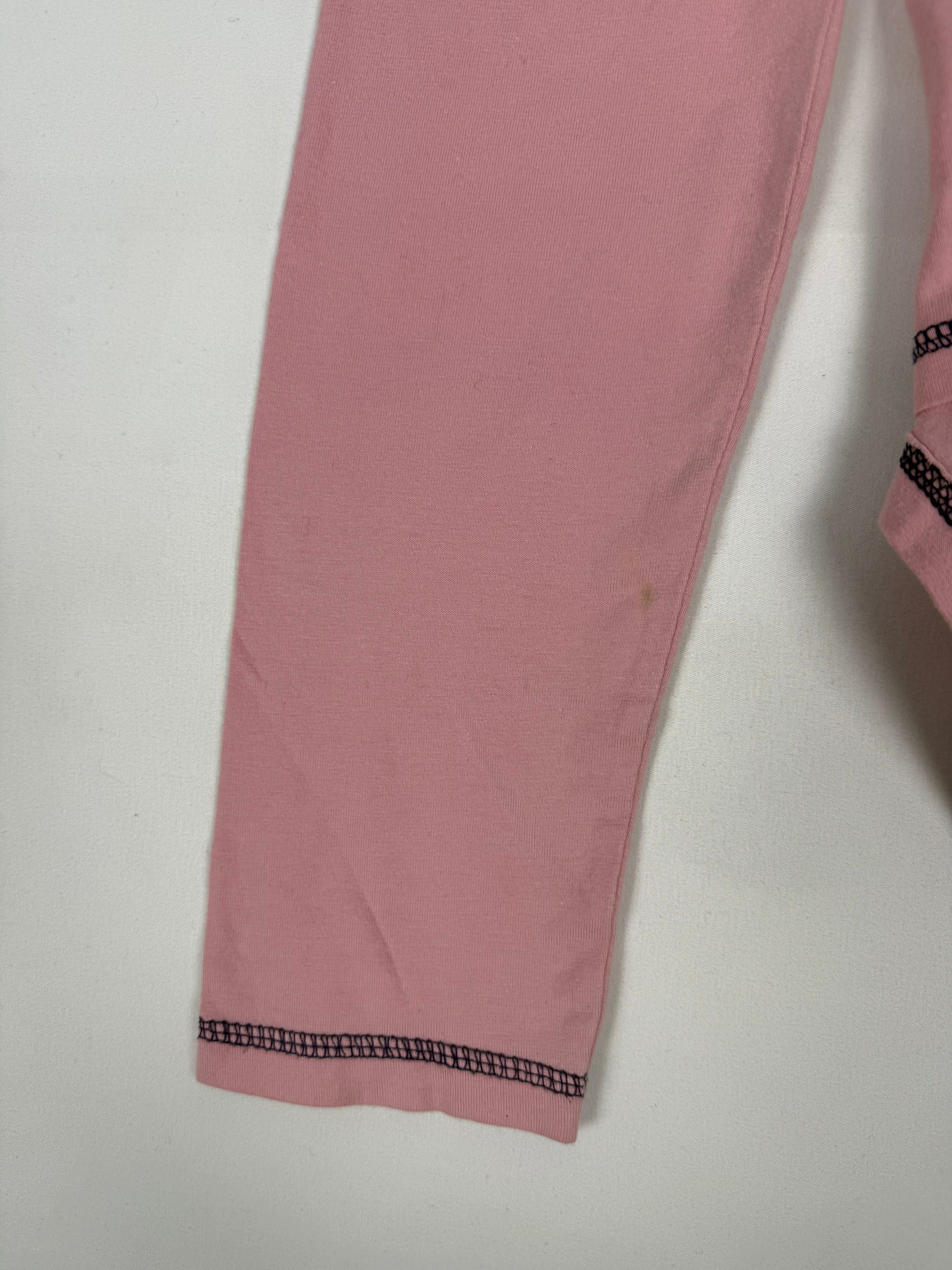 Baby pink tie up bolero top (S)