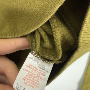 Khaki 100% cotton tight fit sweatshirt (S/M)