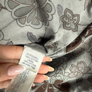 Grey 100% cotton trench jacket (M)