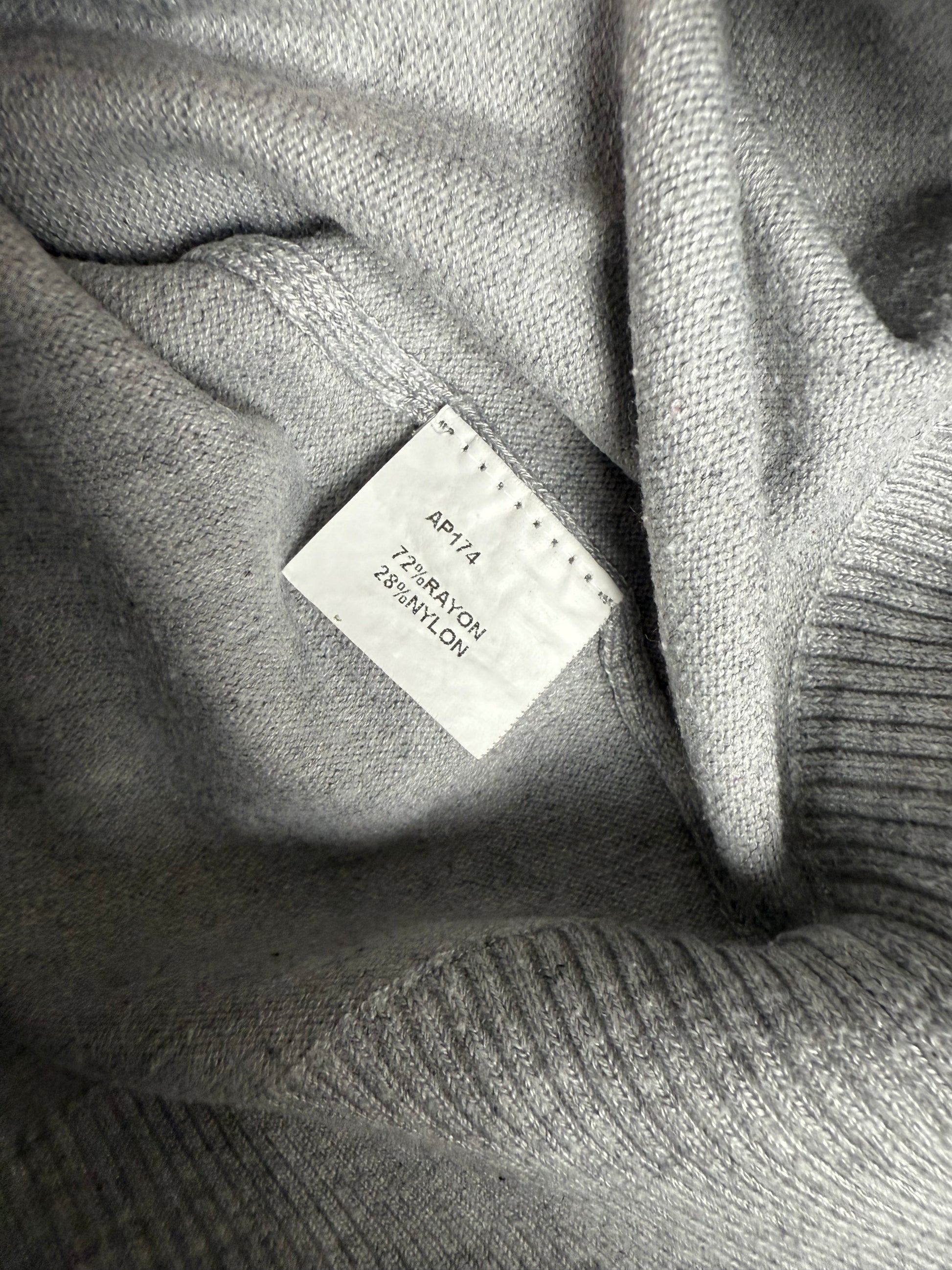 Grey turtleneck jumper (S/M)