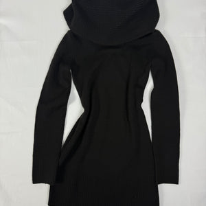 Black maxi turtleneck jumper (XS/S)