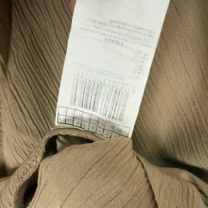 Beige flared long sleeves top (S)