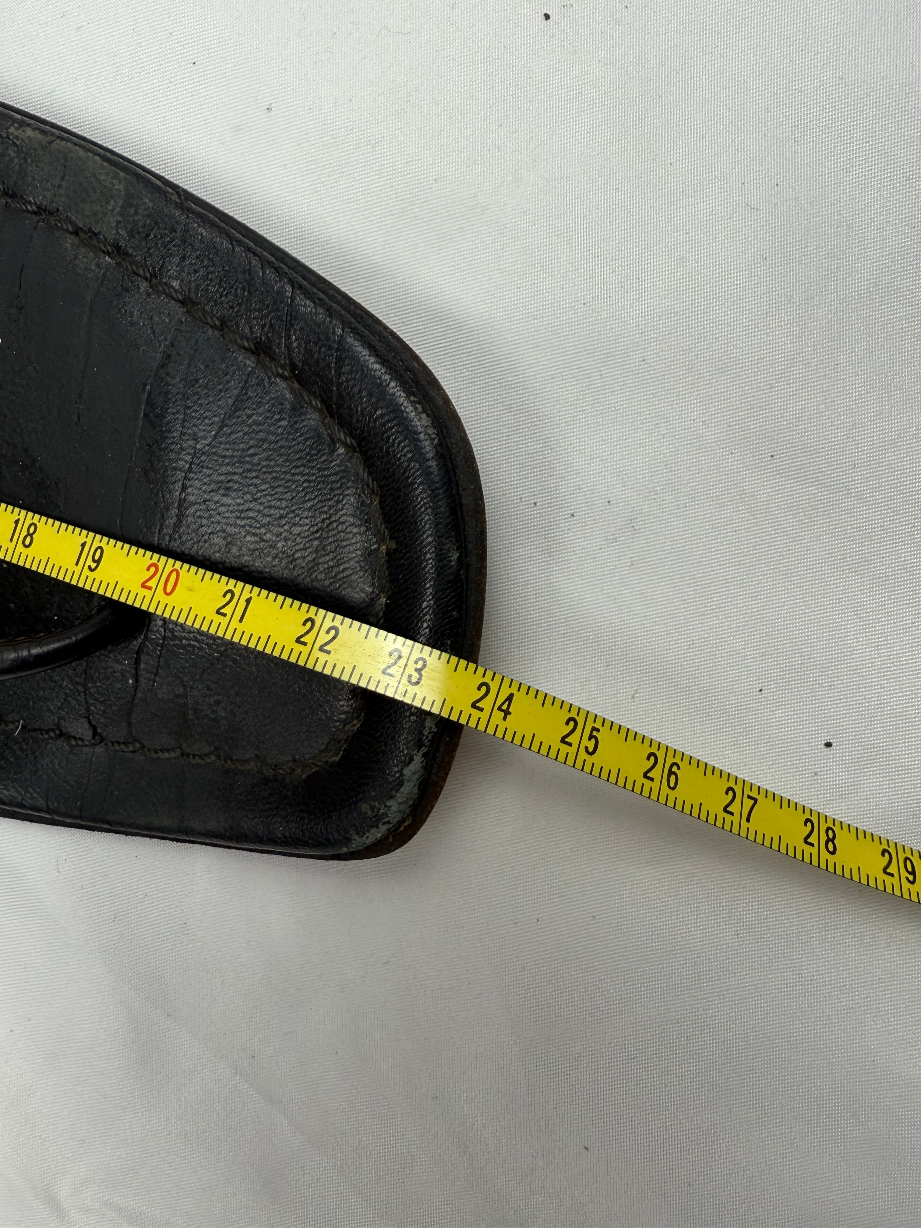 Black buckle summer sandals shoes (36)