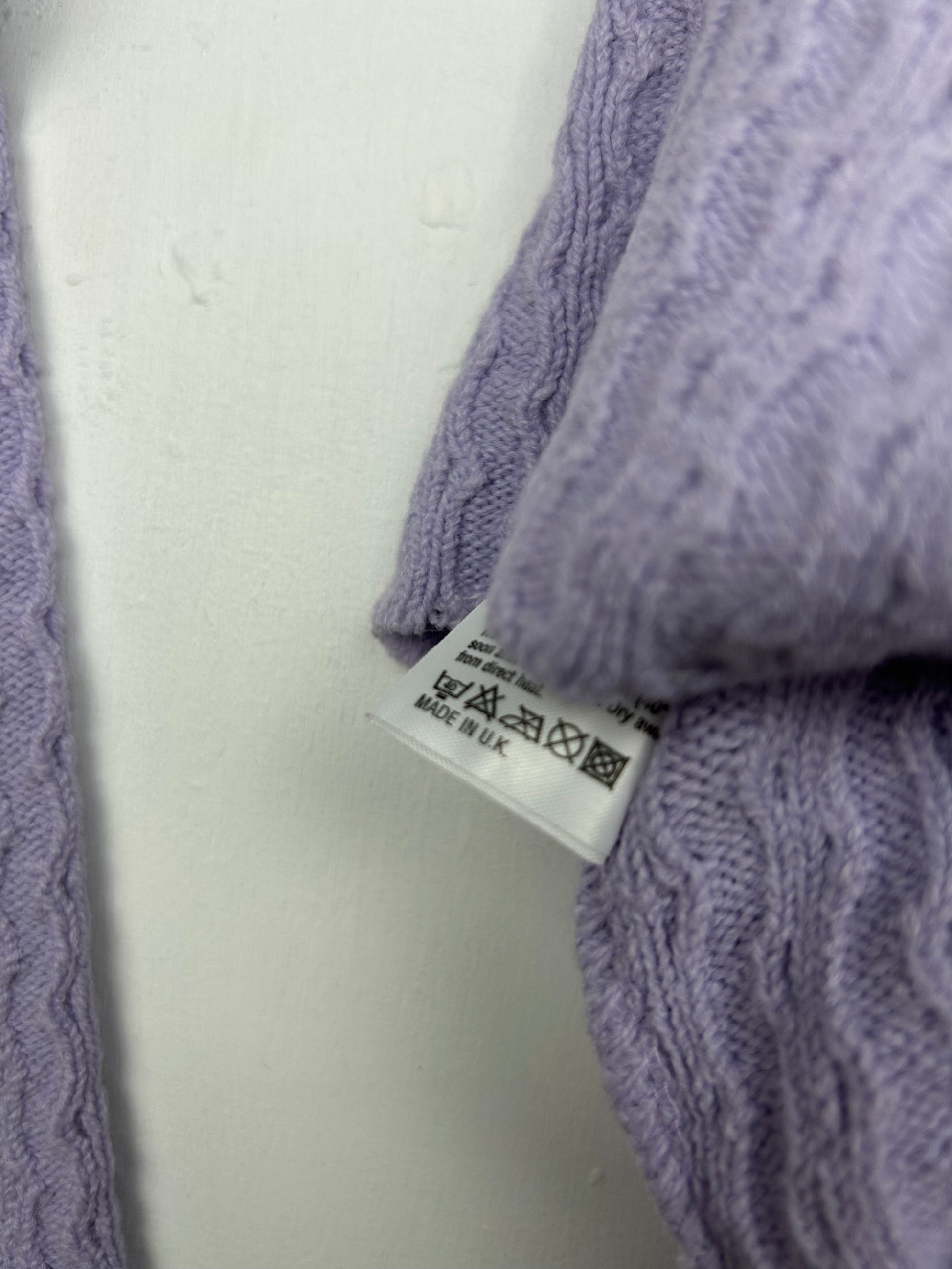 Lilac purple turtleneck jumper (S/M)