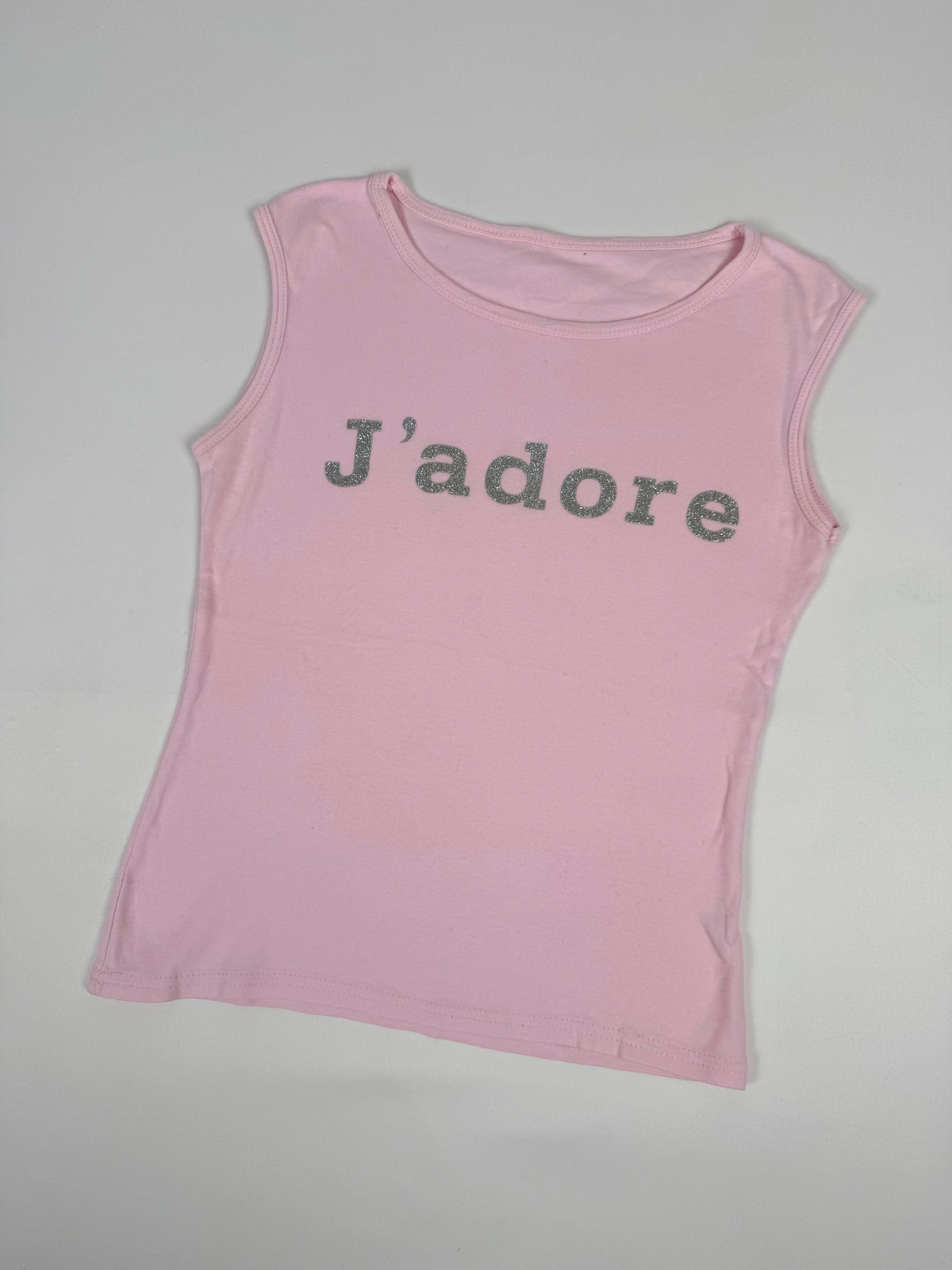 Baby pink j'adore top (M)