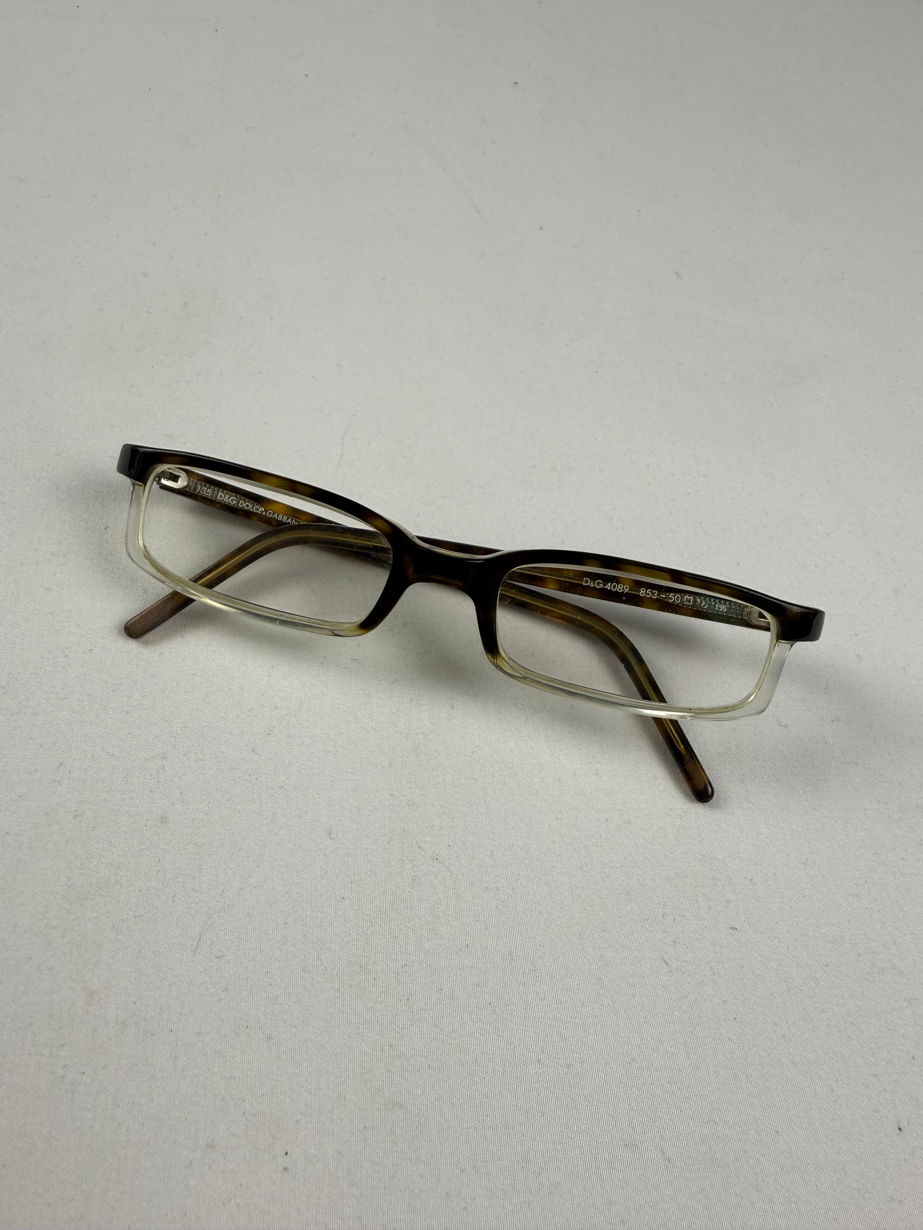 Brown logo office glasses (with prescription)