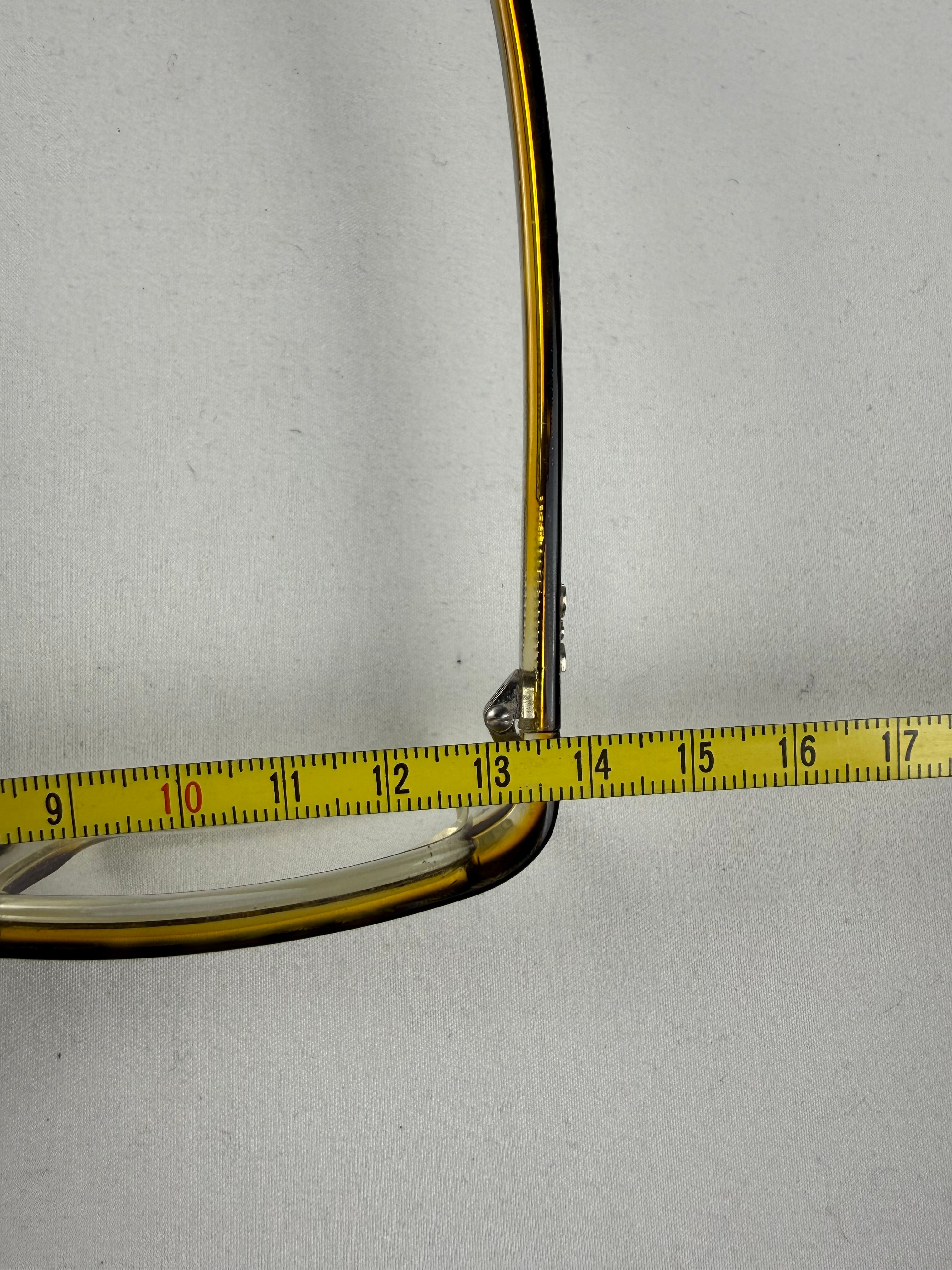 Brown logo office glasses (with prescription)