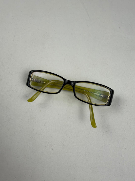 Black & yellow logo office glasses (with prescription)
