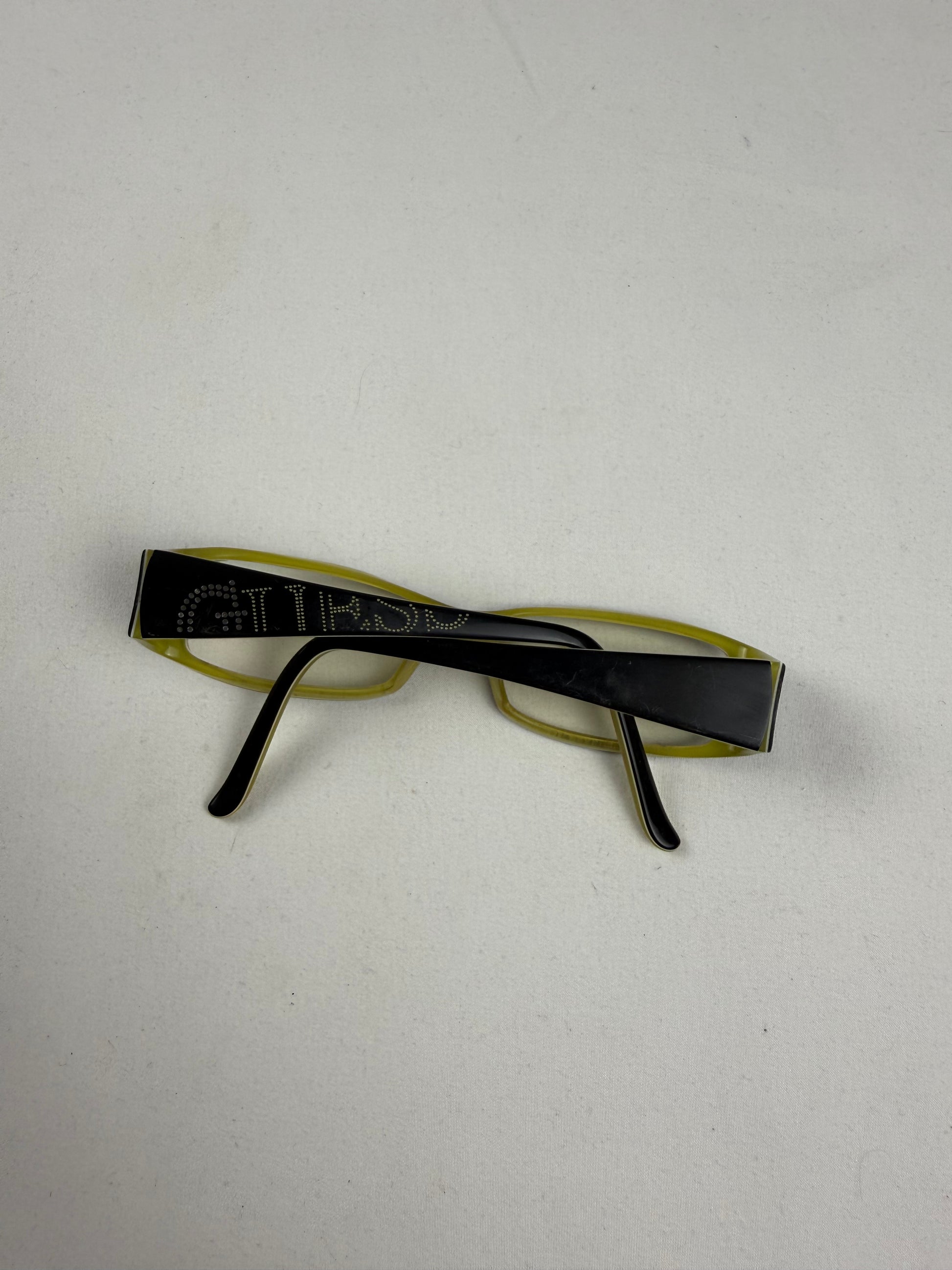 Black & yellow logo office glasses (with prescription)