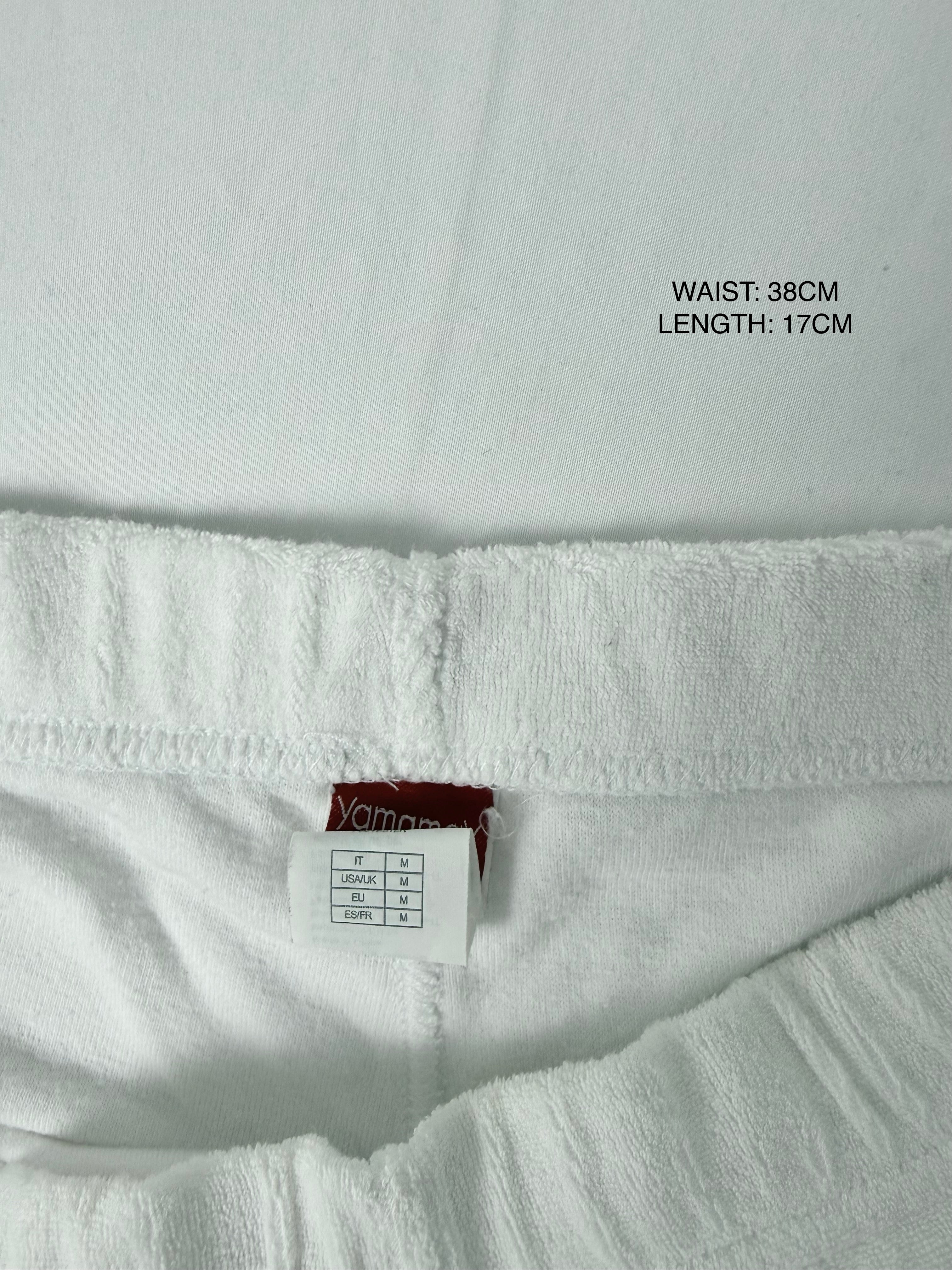 White low rise mini short (M)