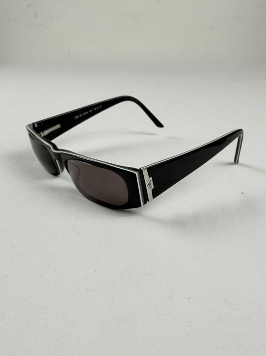 Black square sunglasses (with prescription)