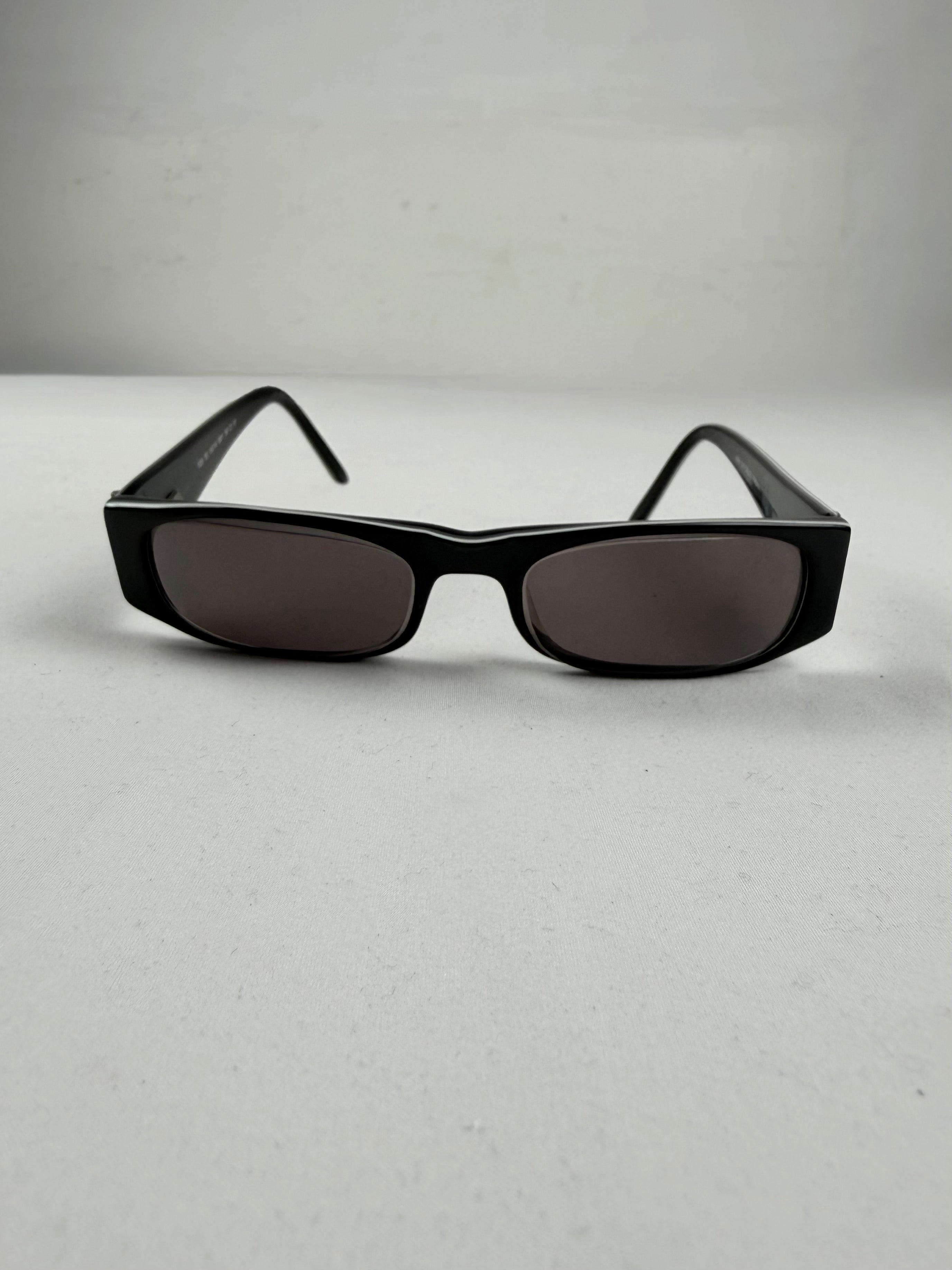 Black square sunglasses (with prescription)