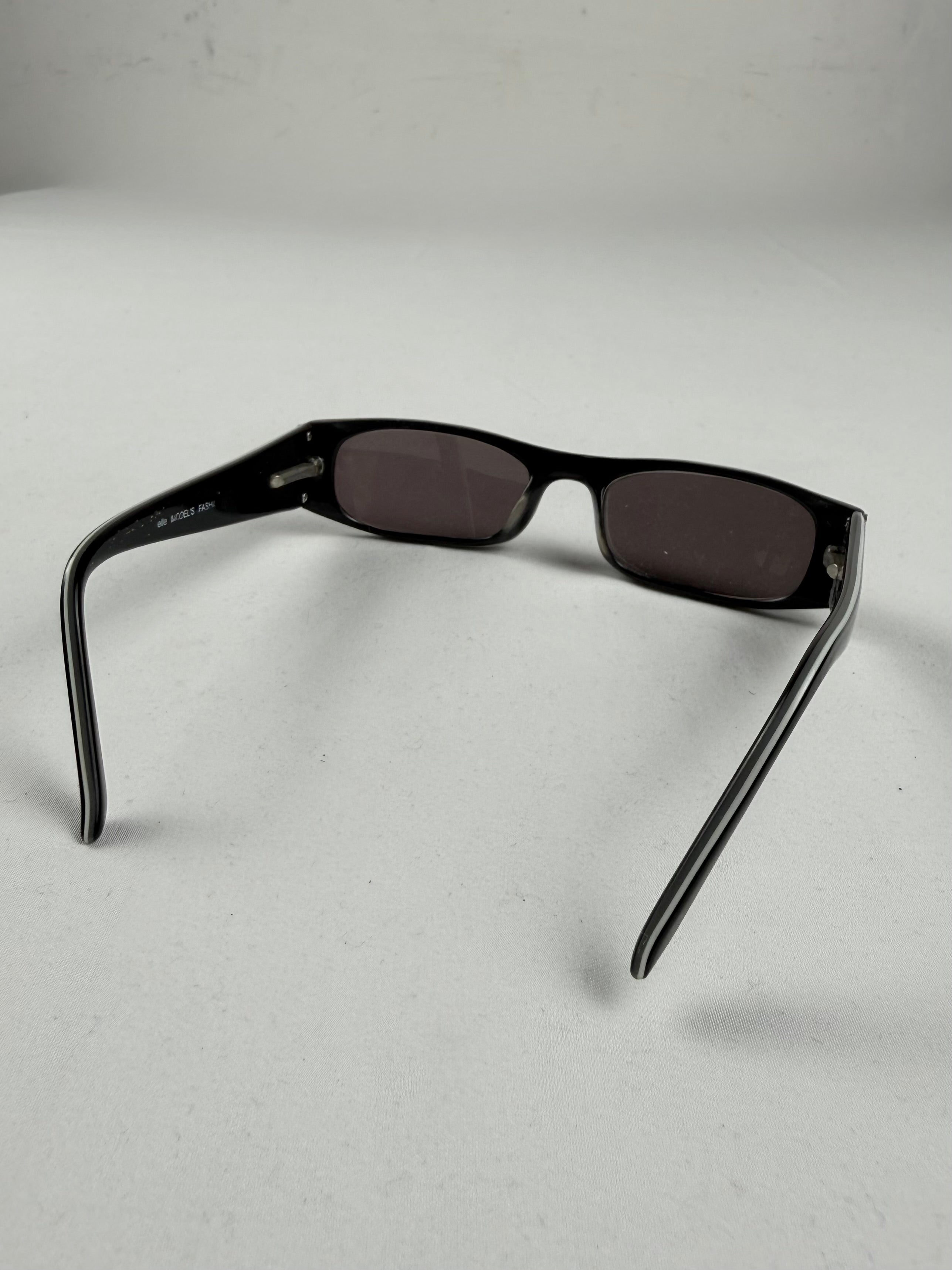 Black square sunglasses (with prescription)