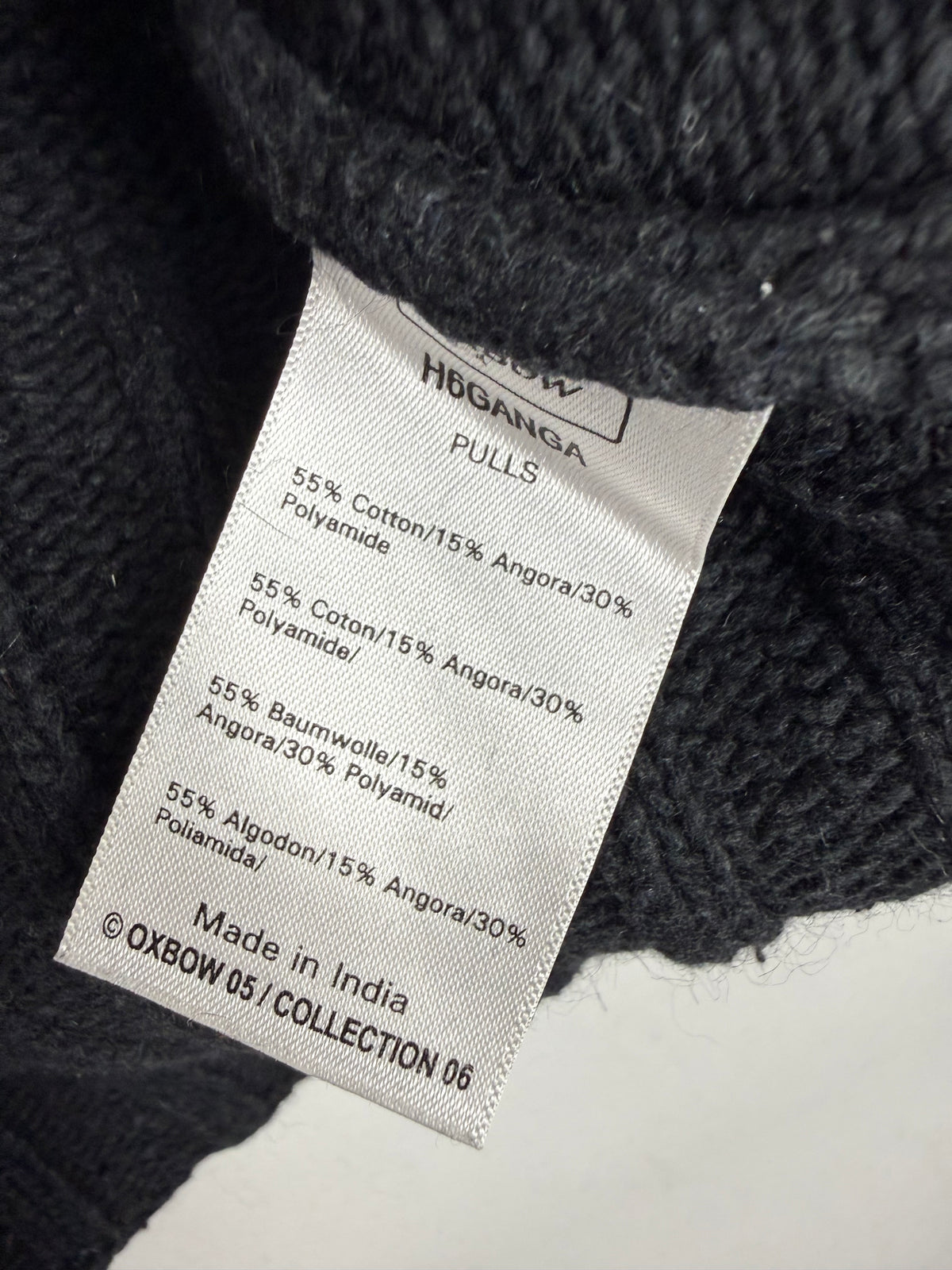Mini-robe en maille grise à manches courtes avec nouage (S)