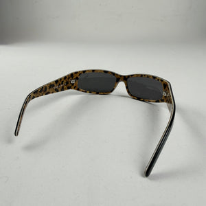 Black strass logo sunglasses