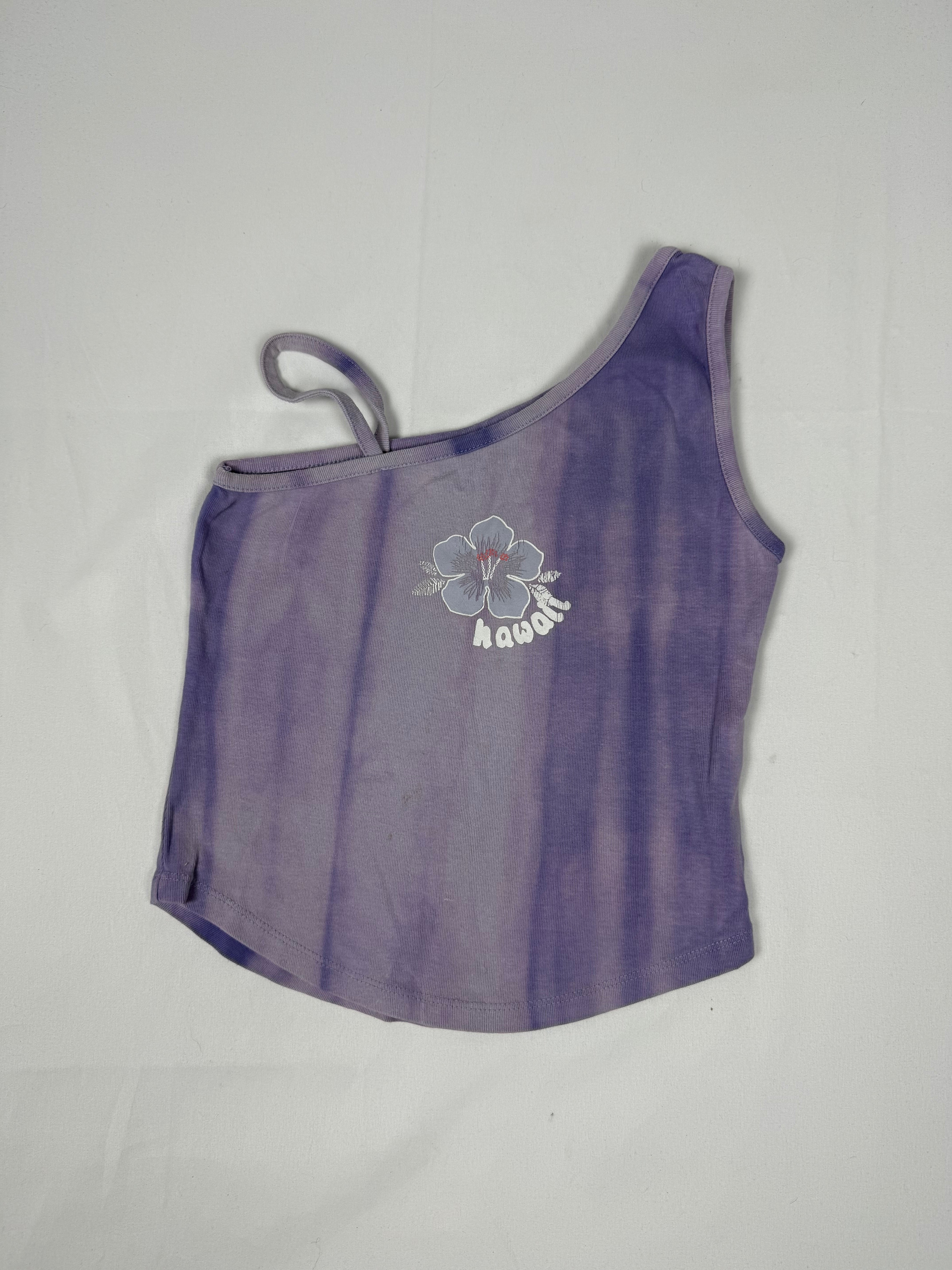 Lilac tight fit cotton top (XS)