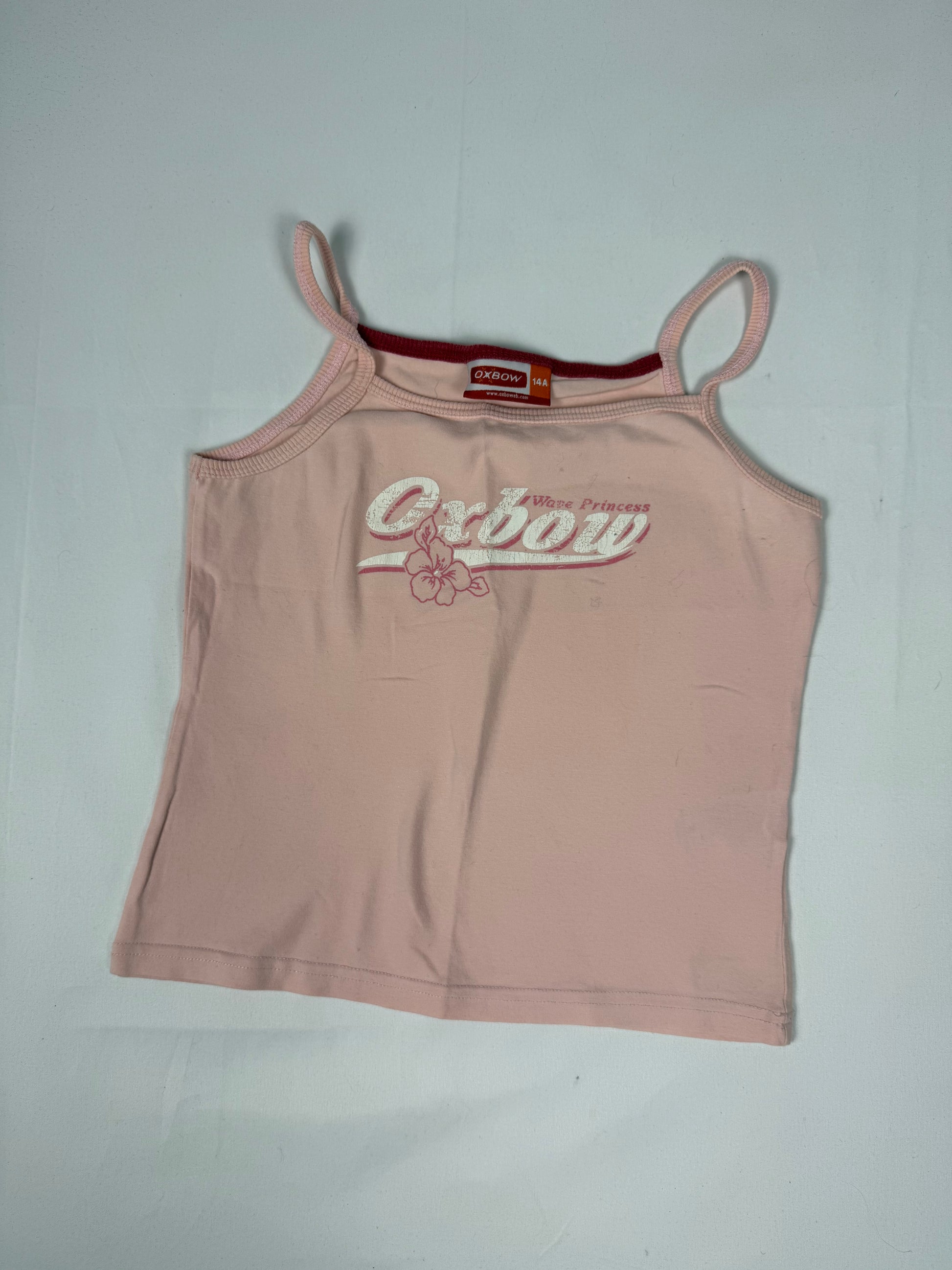 Baby pink cotton tight fit top (XS/S)