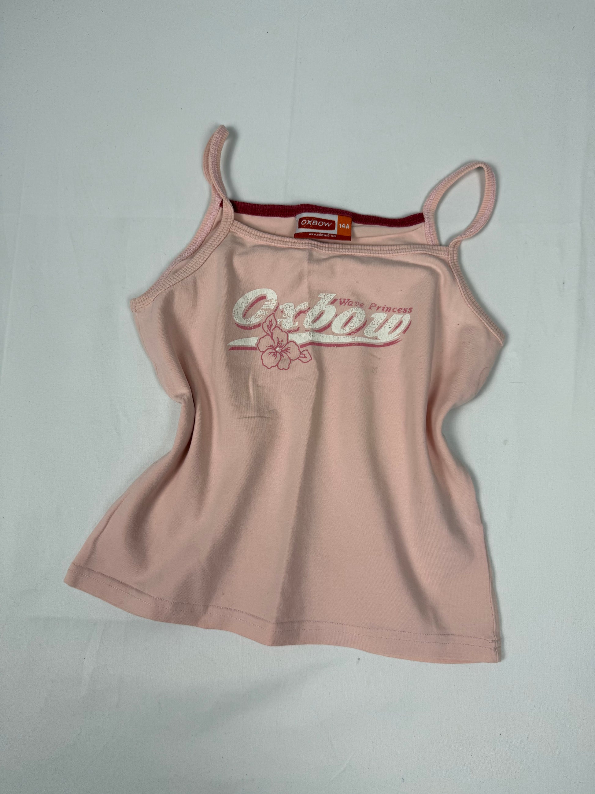 Baby pink cotton tight fit top (XS/S)