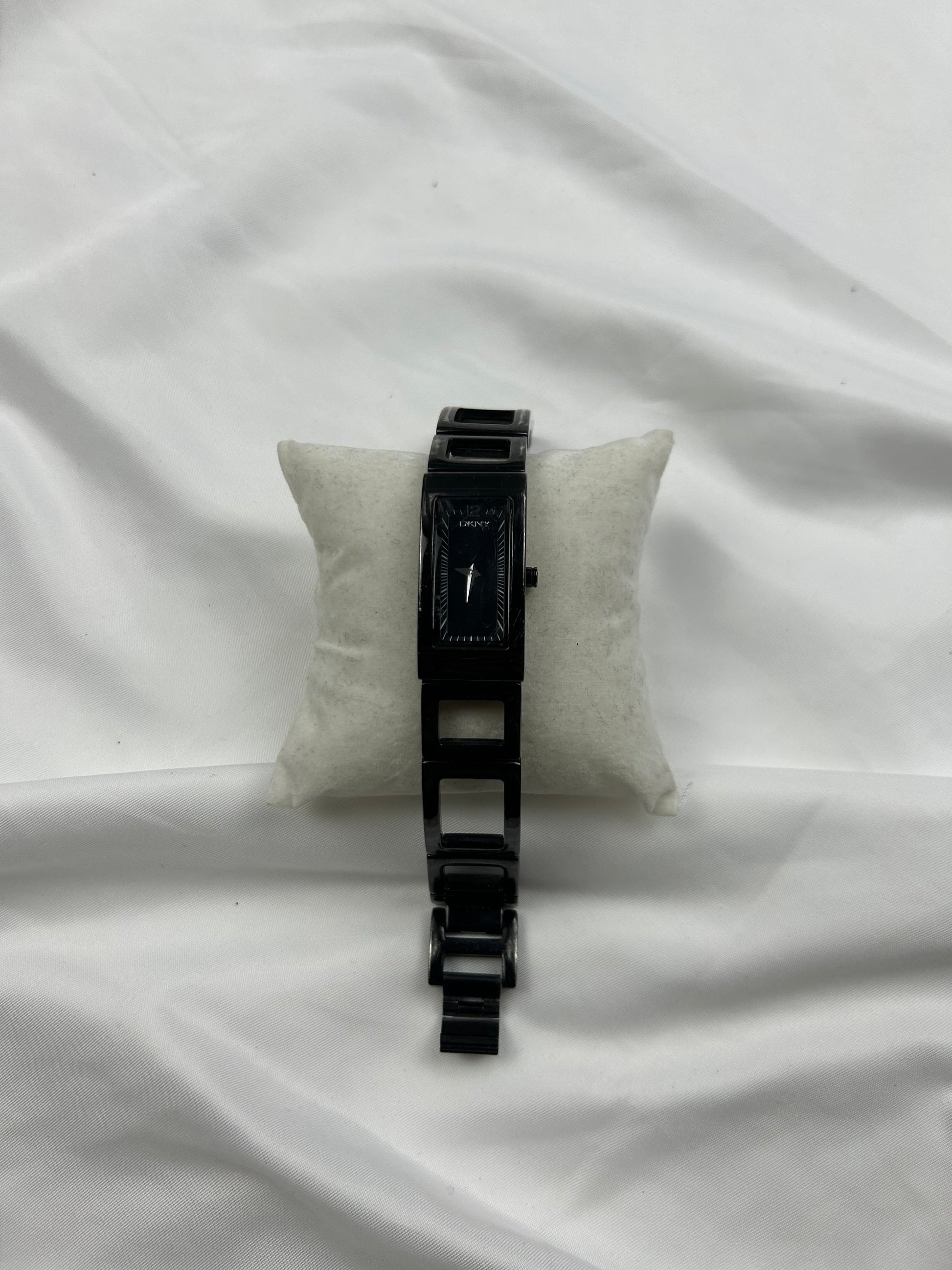 Vintage stainless steel black jewelry bracelet