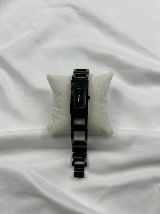 Vintage stainless steel black jewelry bracelet