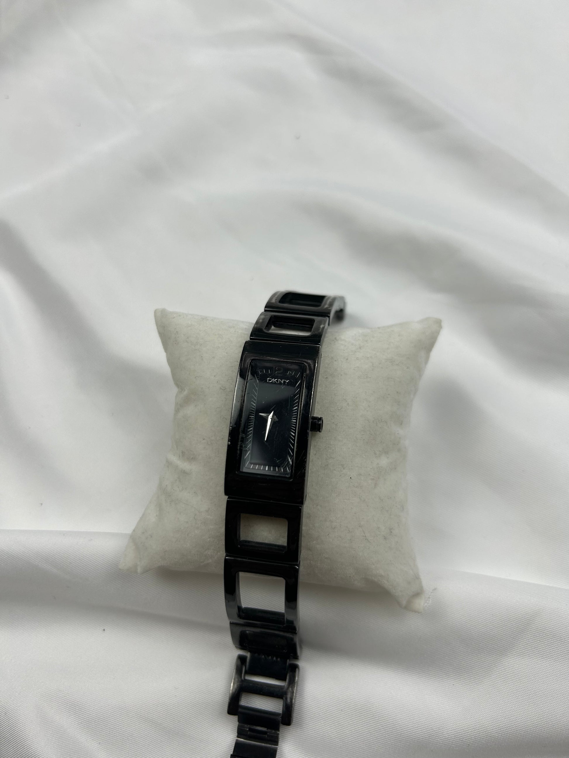 Vintage stainless steel black jewelry bracelet
