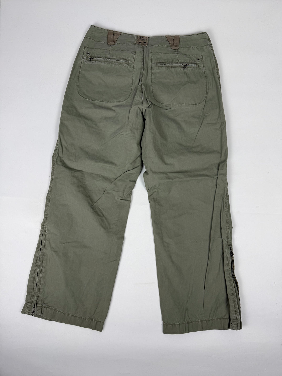 Khaki cargo cami pants (S)
