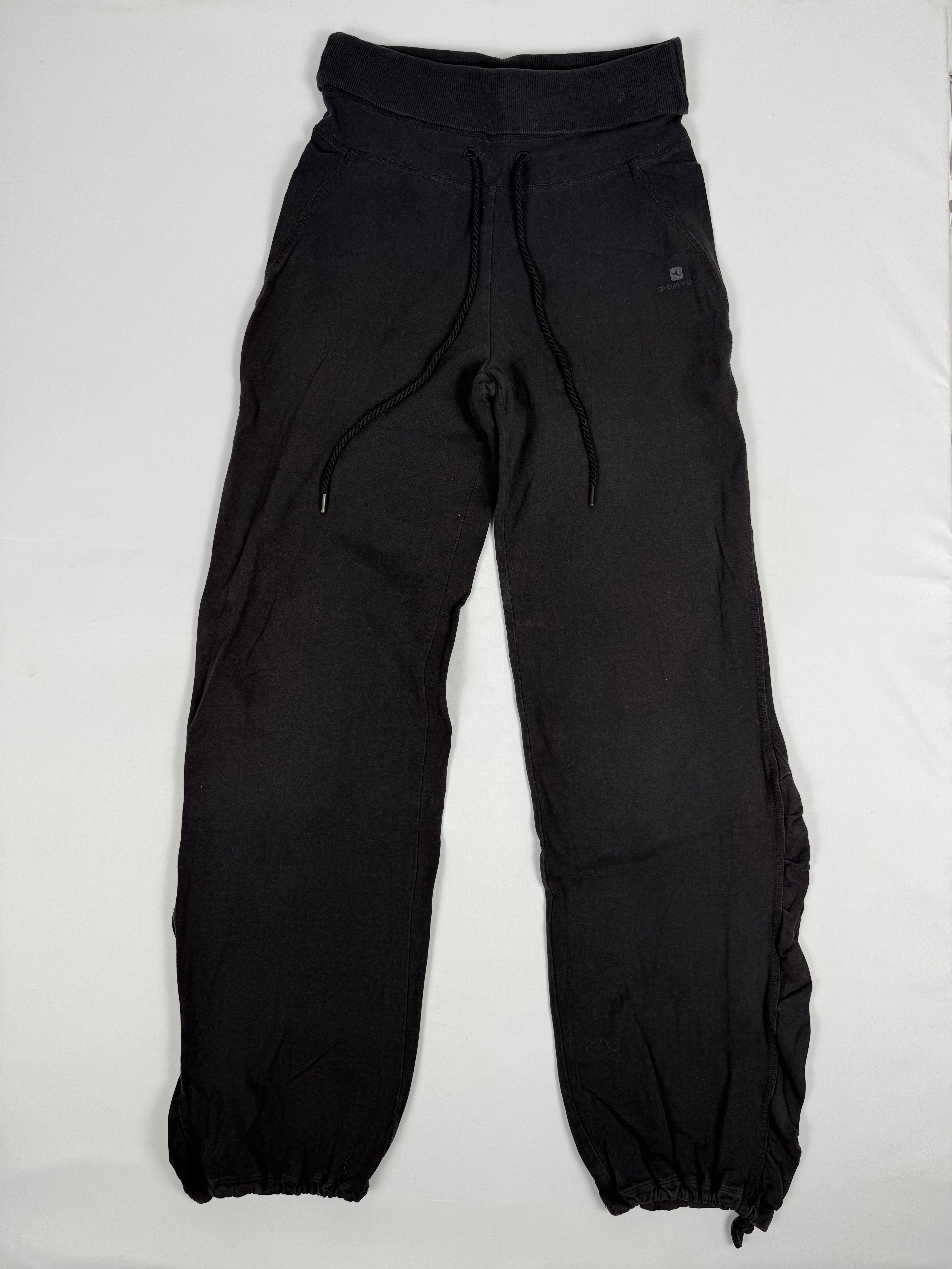 Black activewear baggy pants (S)