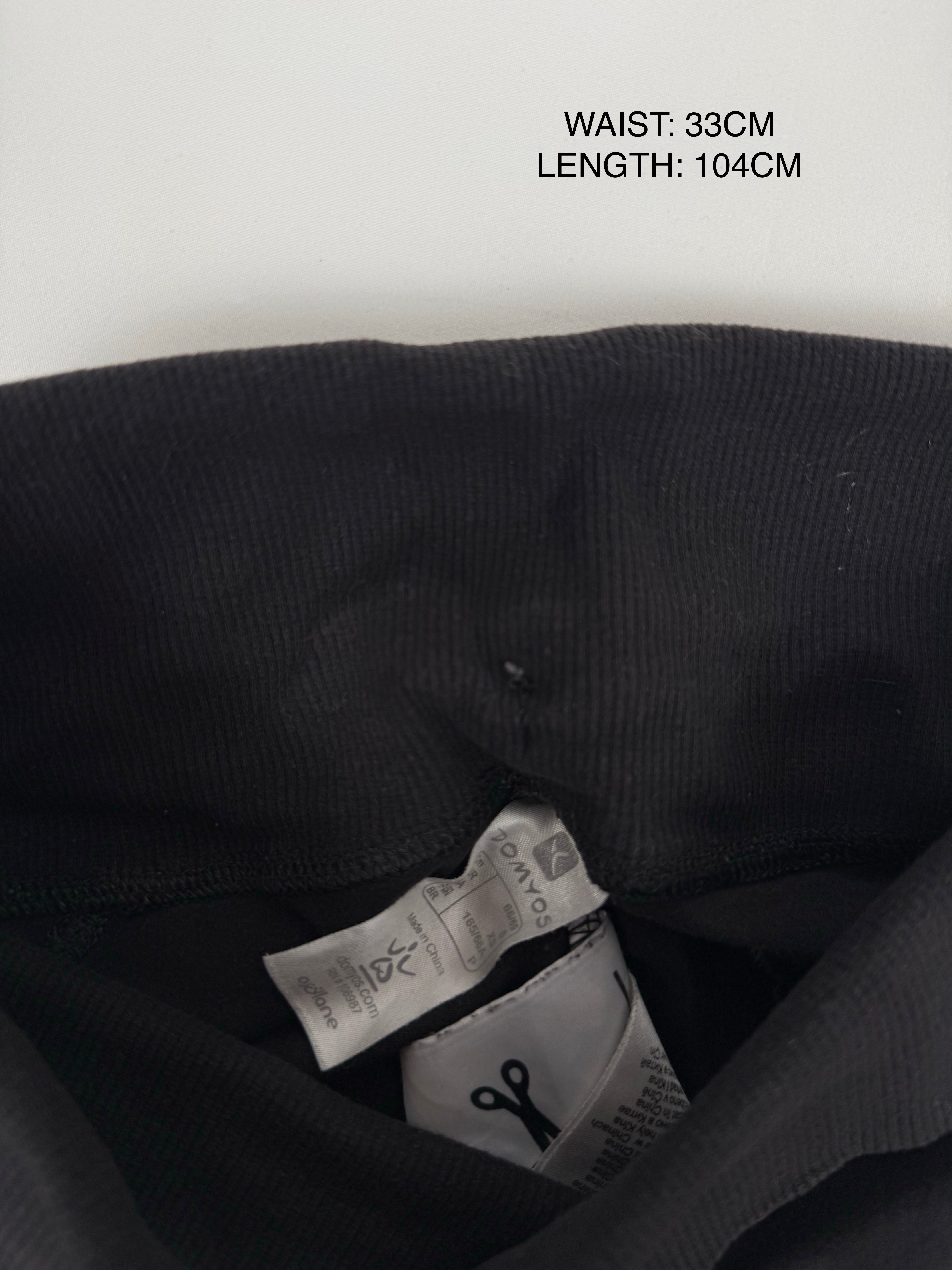 Black activewear baggy pants (S)