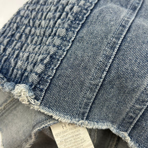 Blue denim corset tube top (M/L)