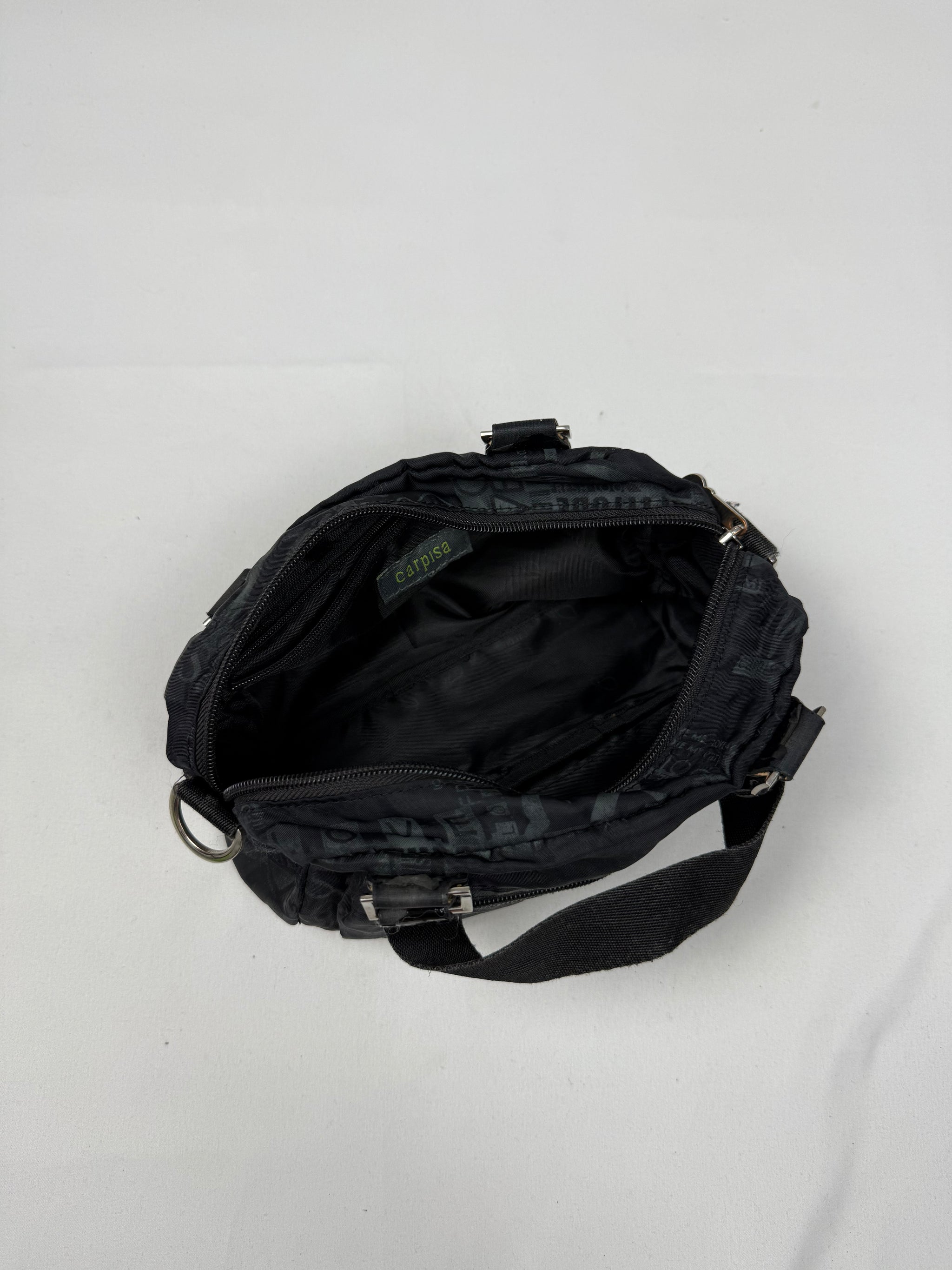 Black mini besace bag