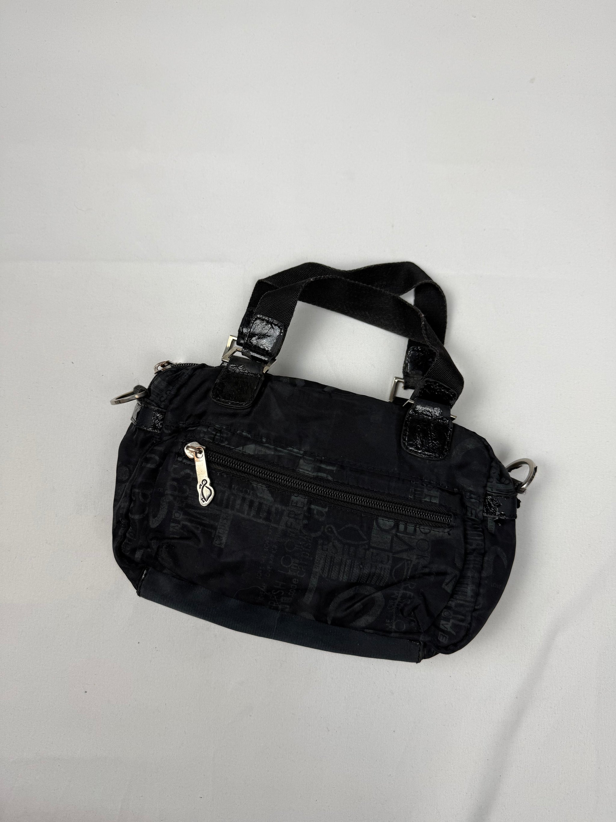 Black mini besace bag