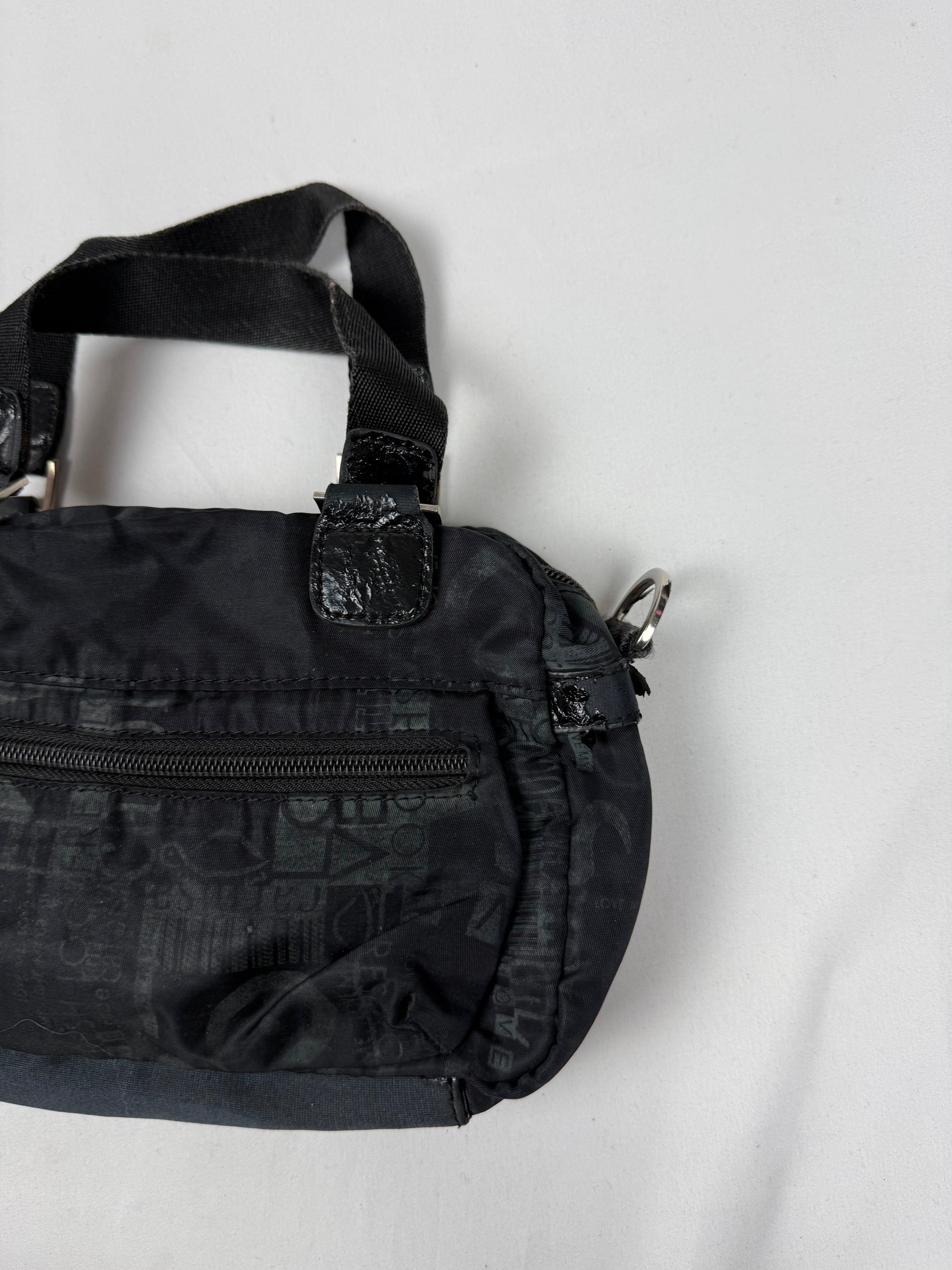 Black mini besace bag
