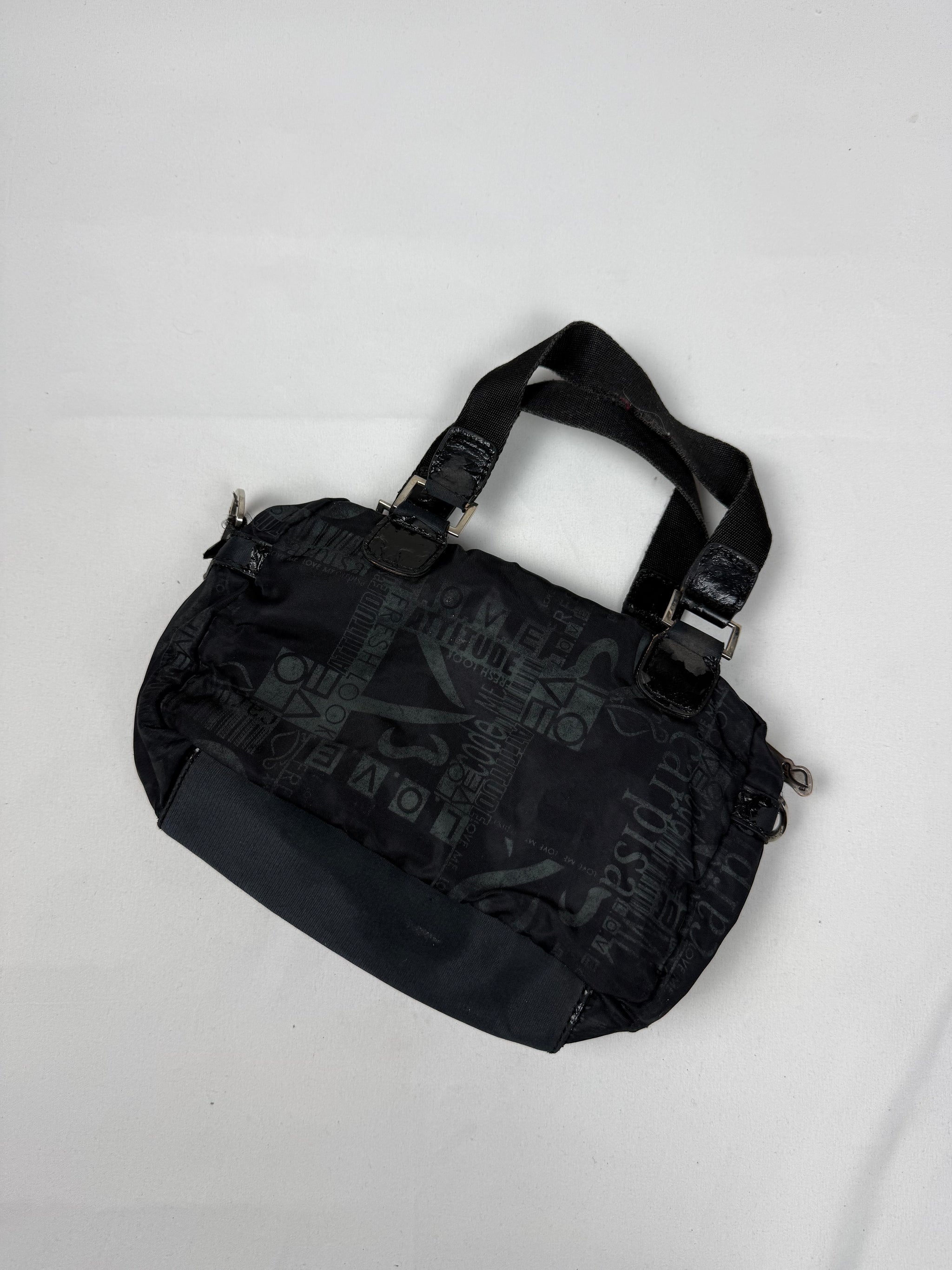 Black mini besace bag