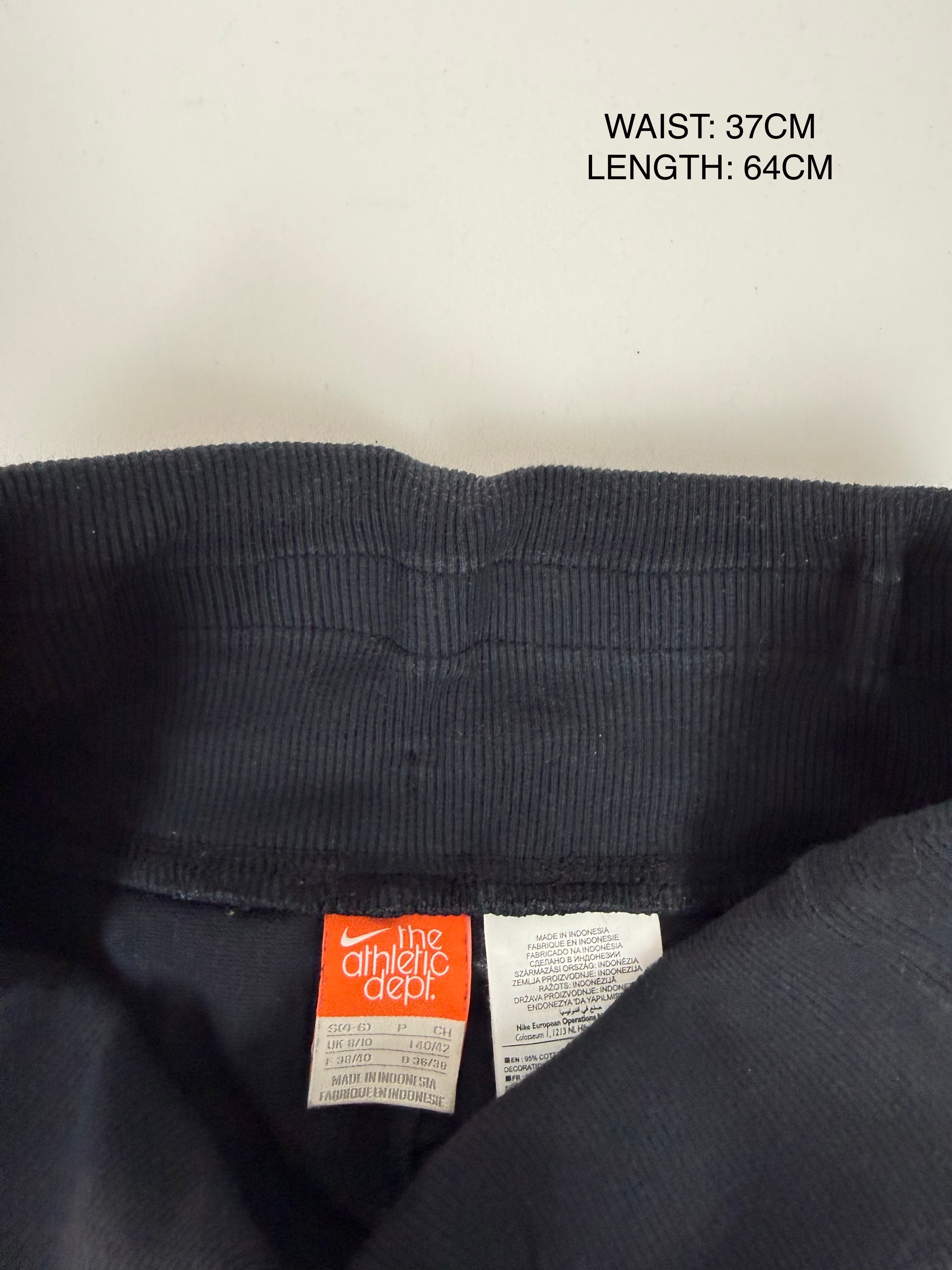 Black activewear cotton capri pants (S)