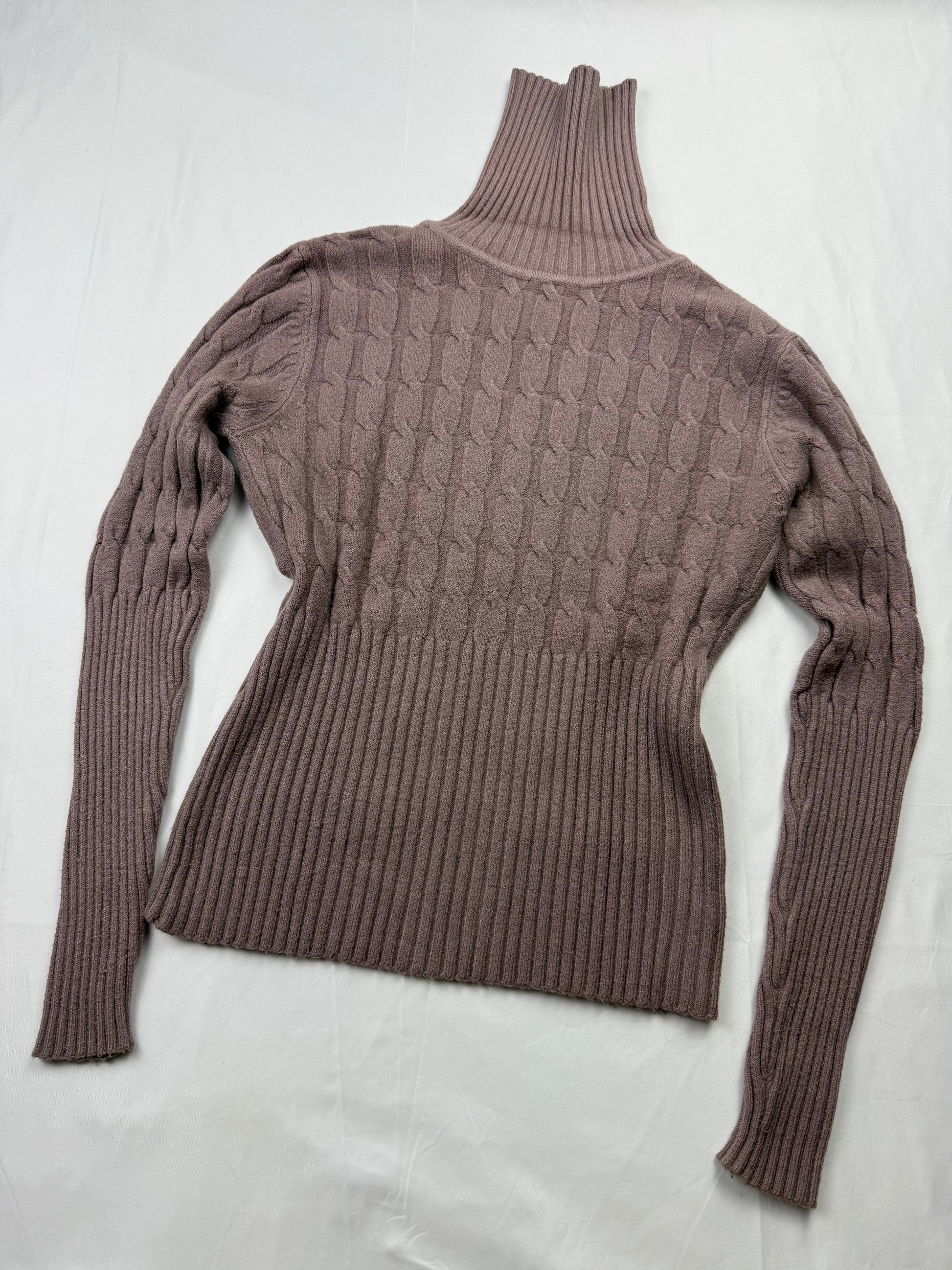 Cashmere & wool turtleneck jumper (S)