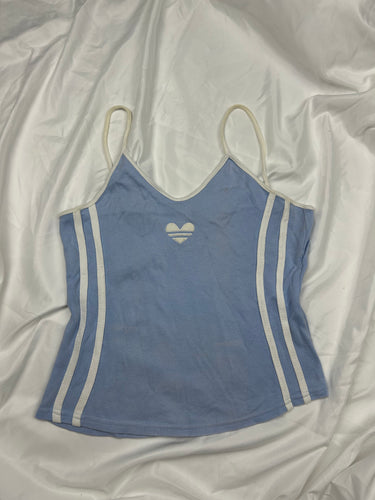 Baby blue sporty cami top (M)