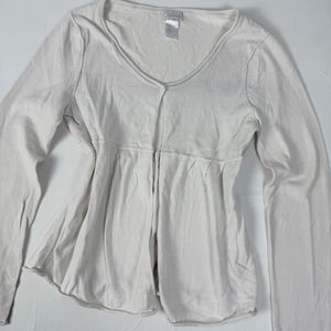White cotton cardigan  jumper (M/L)