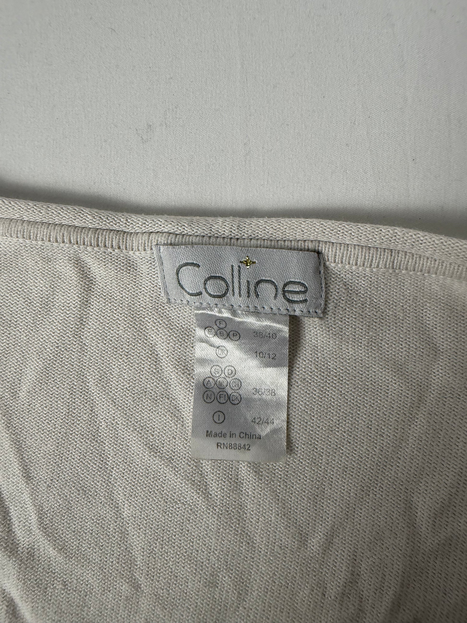 White cotton cardigan  jumper (M/L)