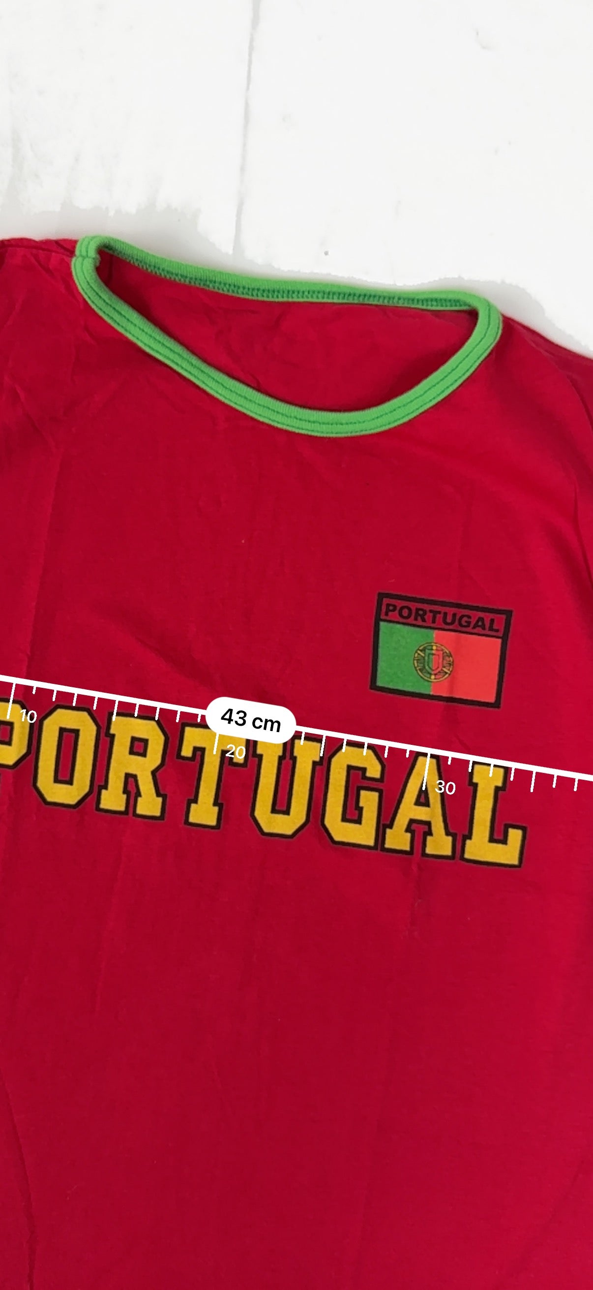 Red Portugal tank top (L)