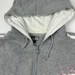 Grey zip up hoodie (XL)