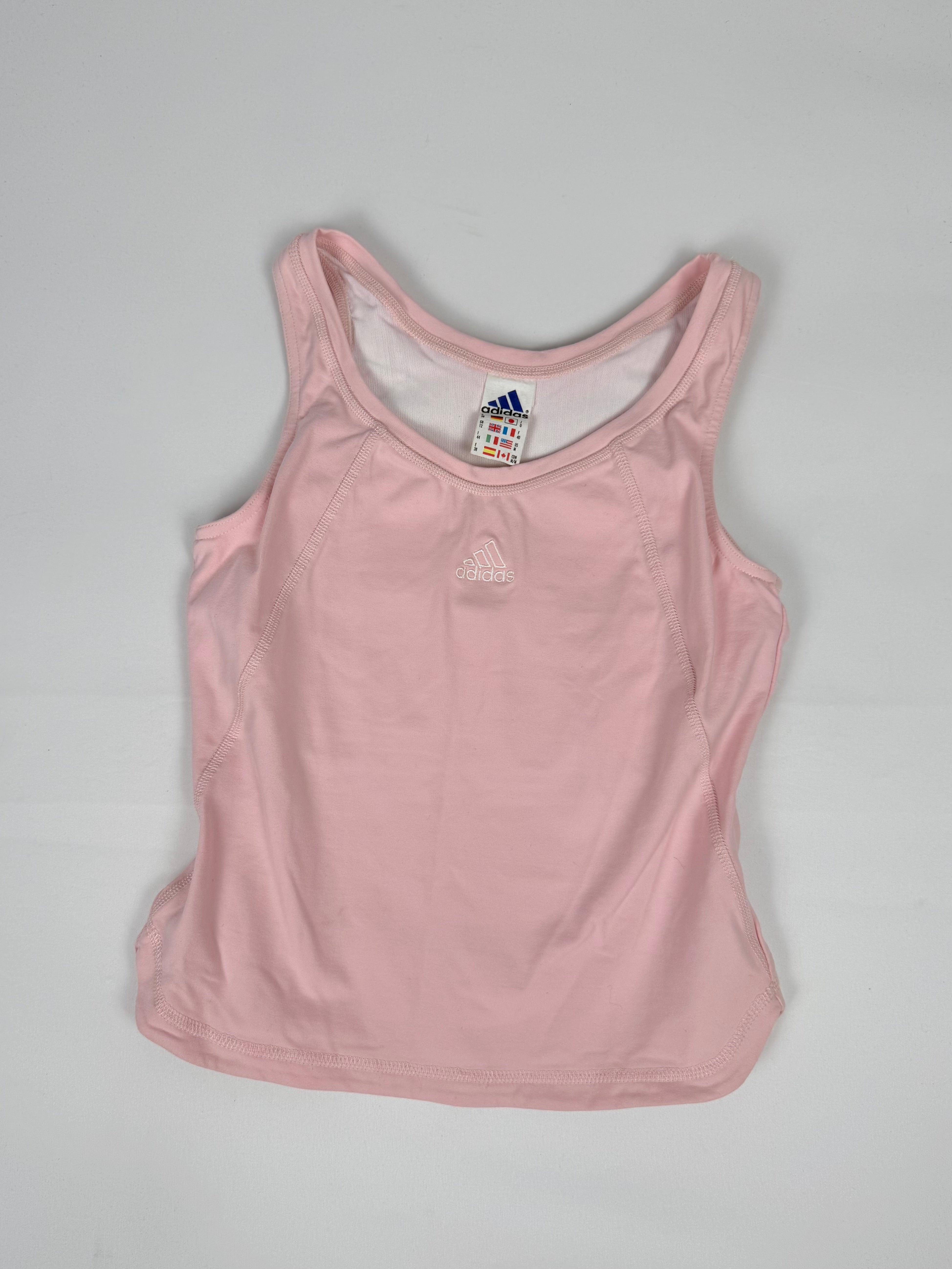 Baby pink activewear top (L)
