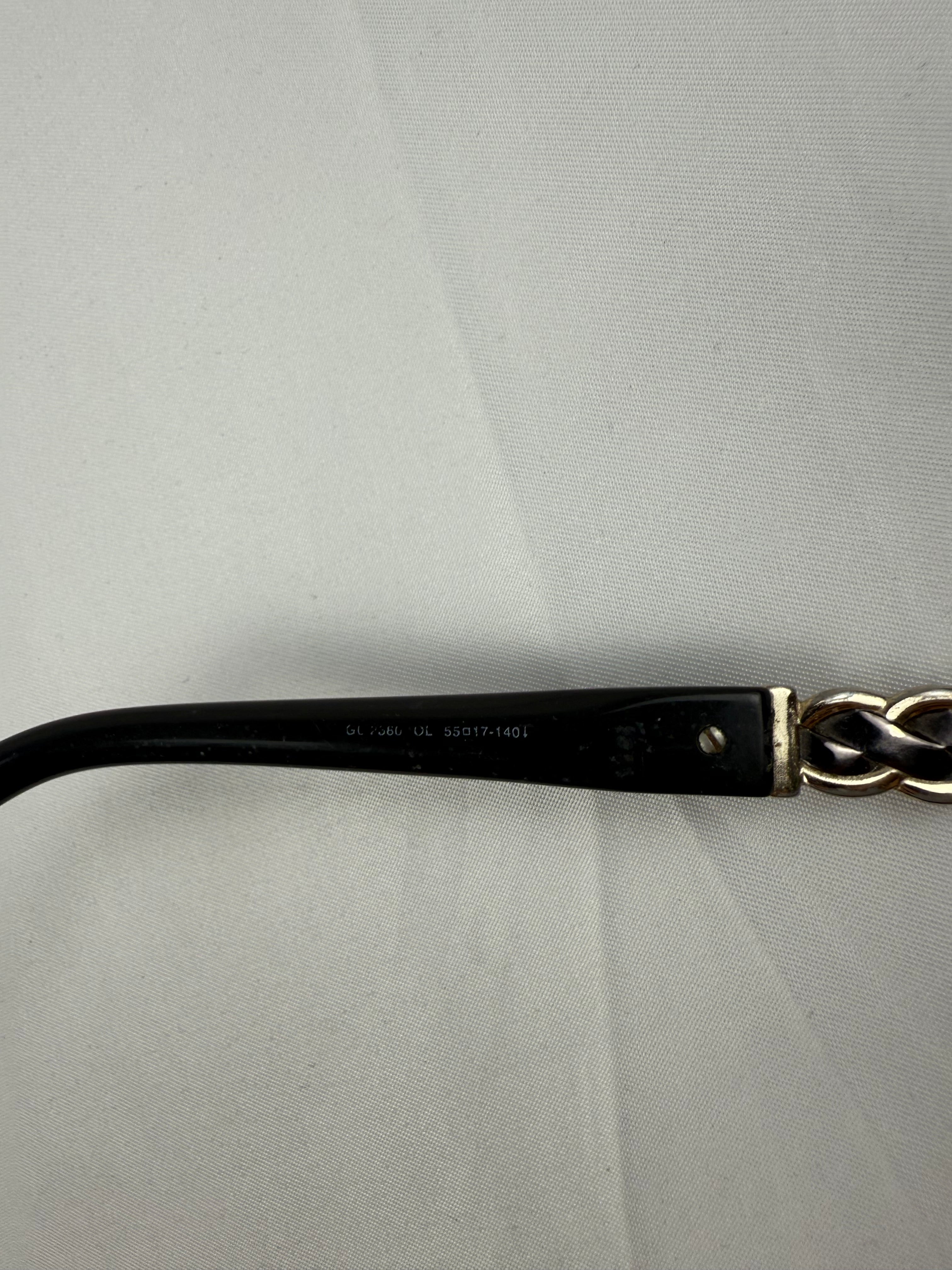 Black 2000s office glasses (with prescription)