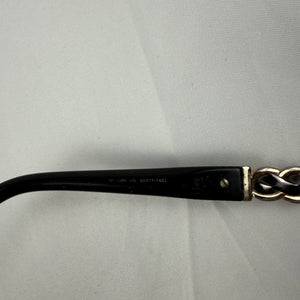 Black 2000s office glasses (with prescription)