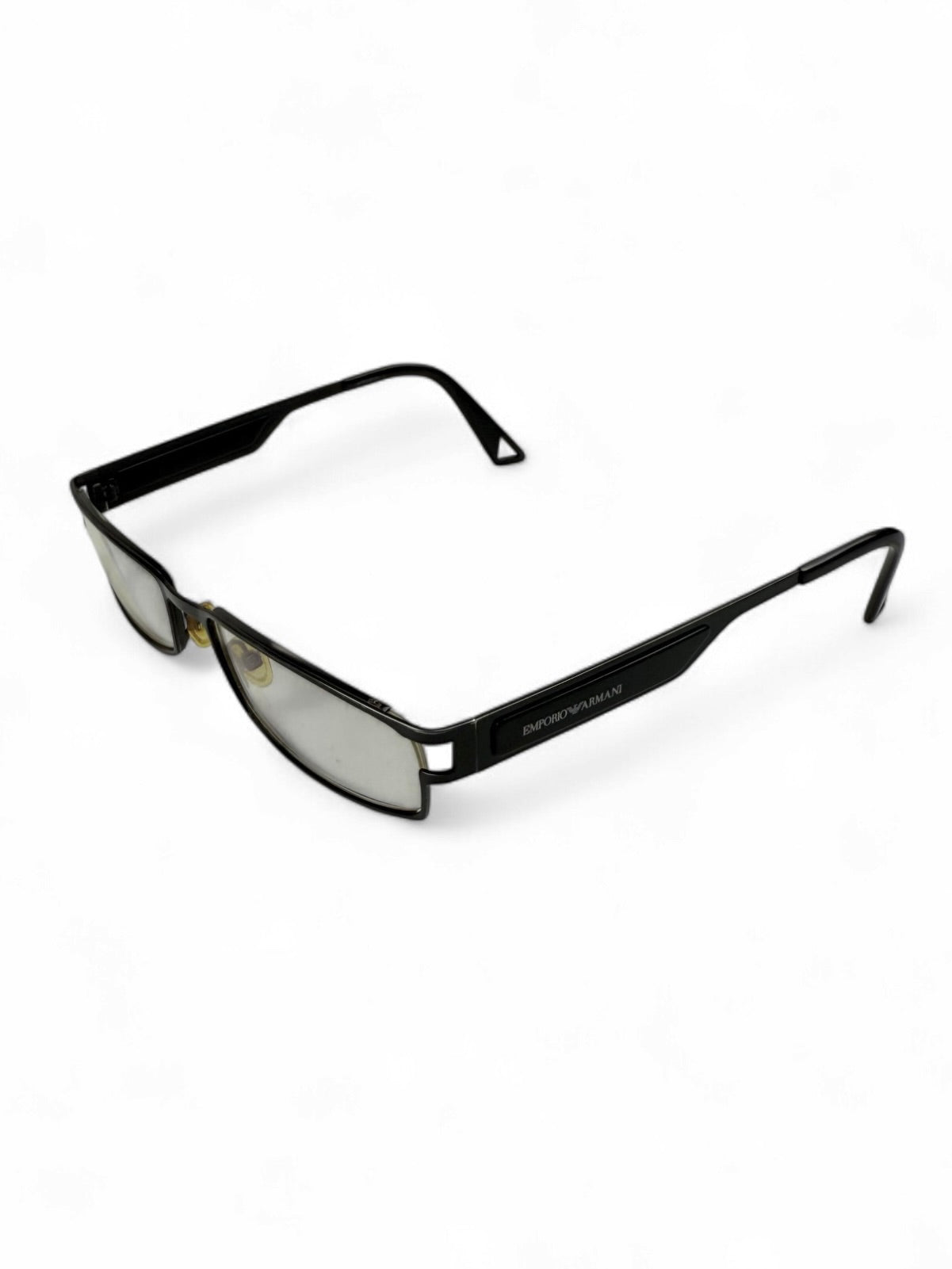 Black 2000s office glasses (with prescription)
