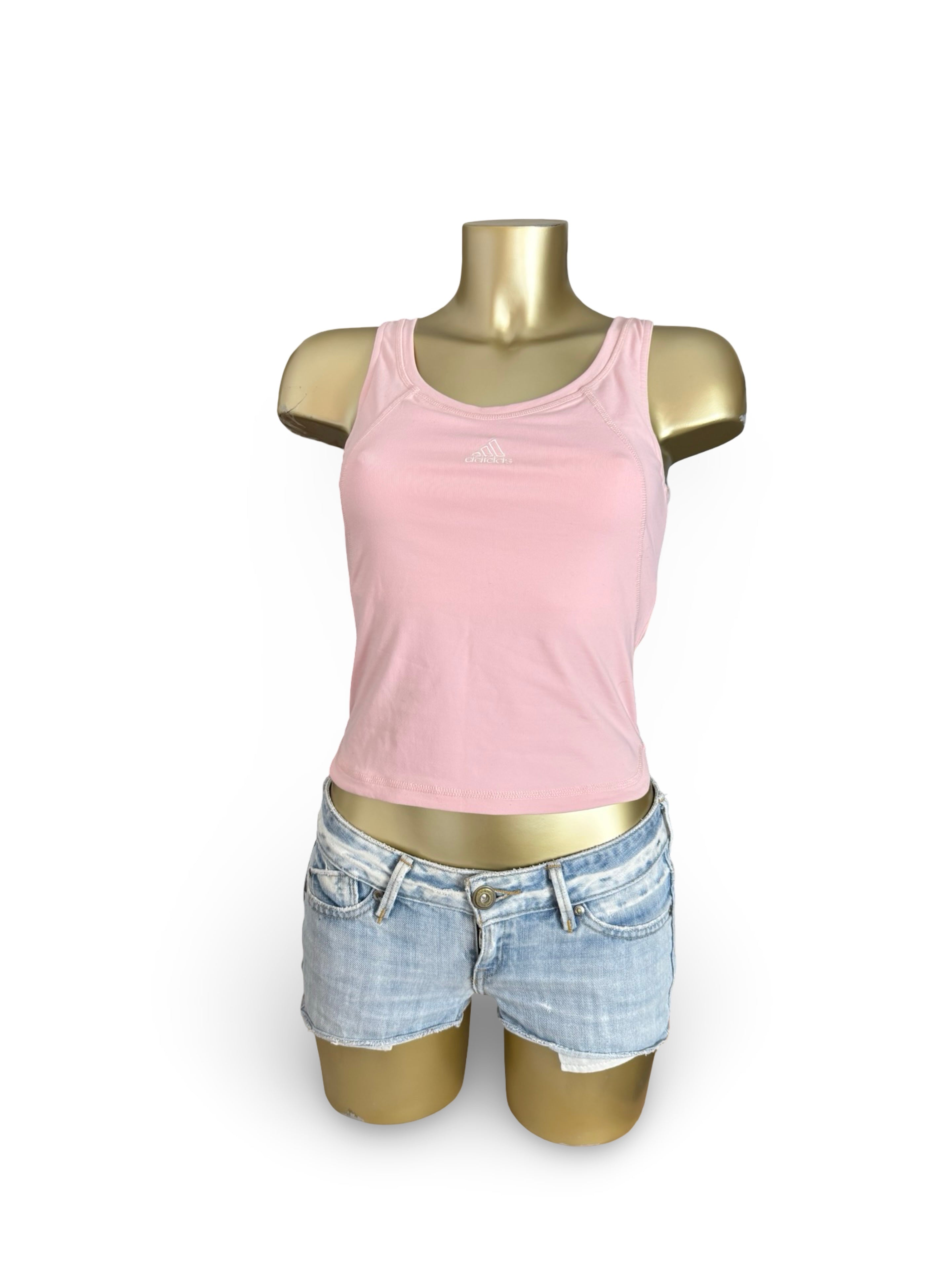 Baby pink activewear top (L)