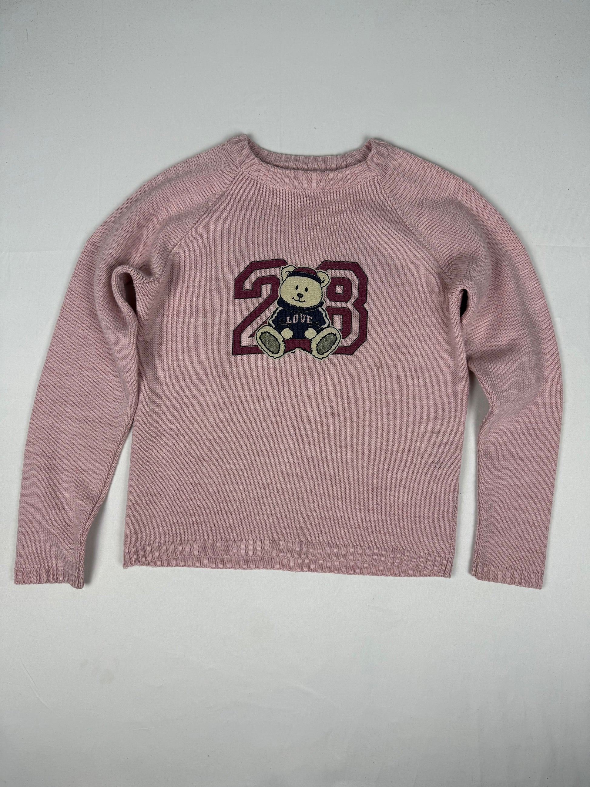 Baby pink logo jumper (M)