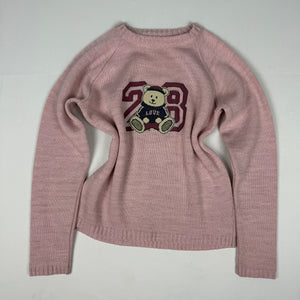Baby pink logo jumper (M)
